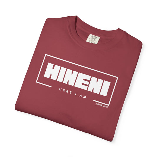 Hineni (here I am) tee