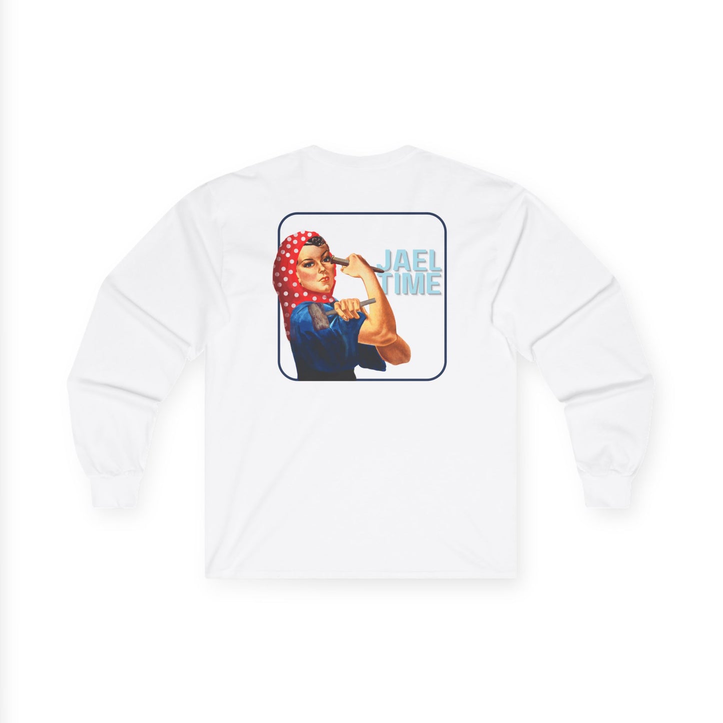 Unisex Long Sleeve Tee - 'Jael Time' Graphic T-Shirt, Casual Wear, Gift for Her, Vintage- Inspired Fashion, Everyday Comfort, Faith Filled Design