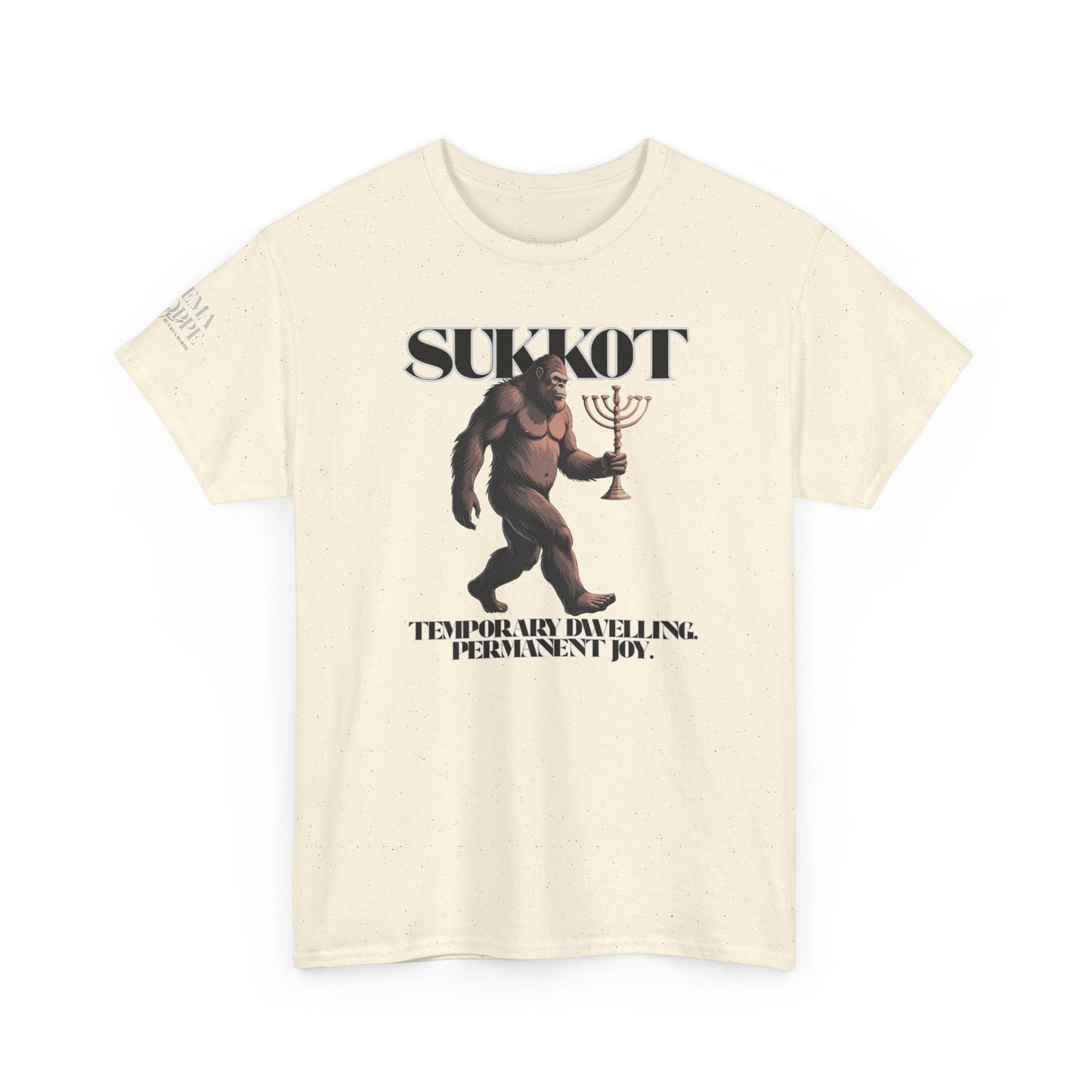Sukkot Bigfoot Menorah Legendary Joy Shirt