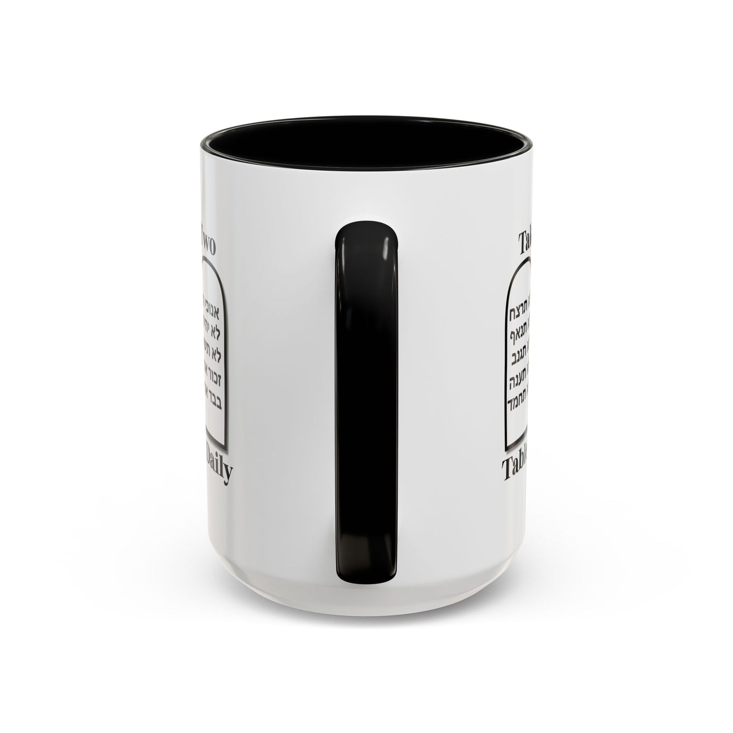 Take Two Tablets Daily Coffee Mug Prescription Commandments Humor