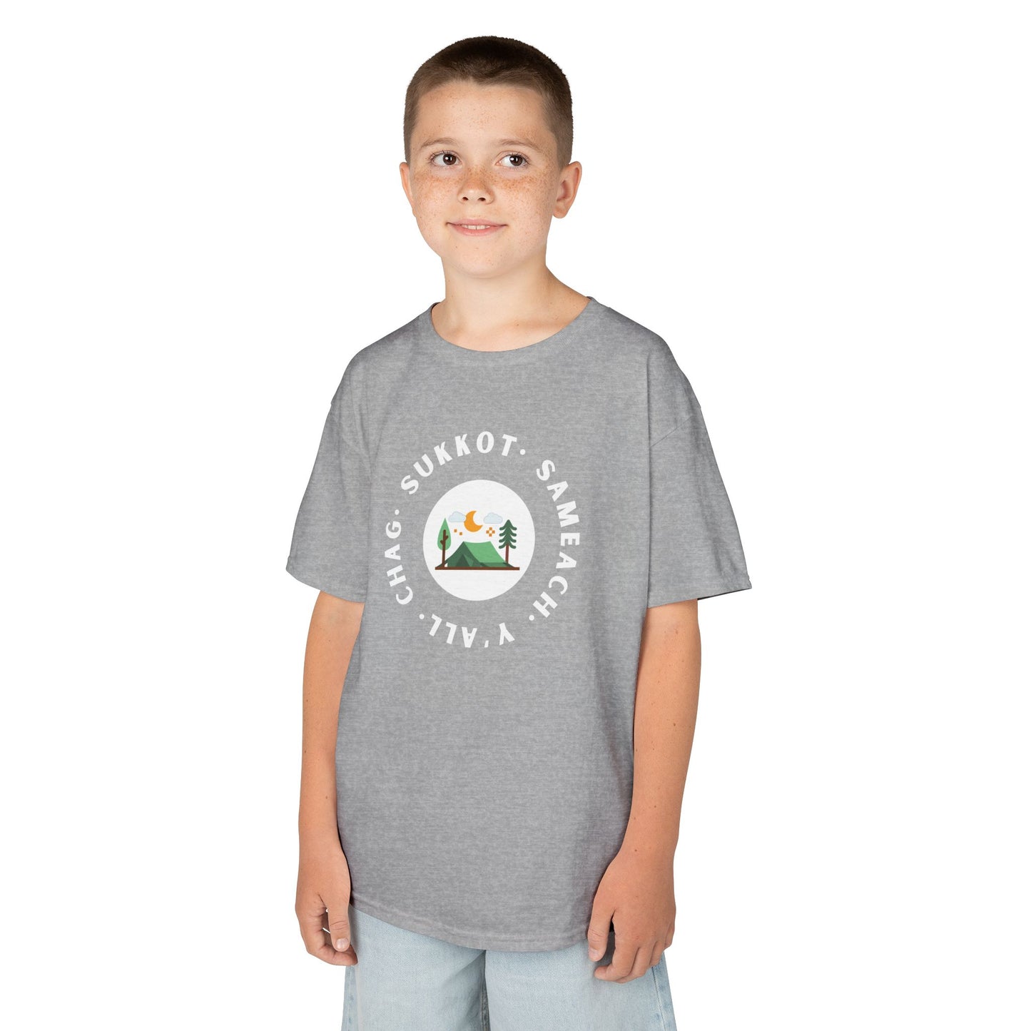 Sukkot Tabernacles Kids Heavy Cotton™ Tee