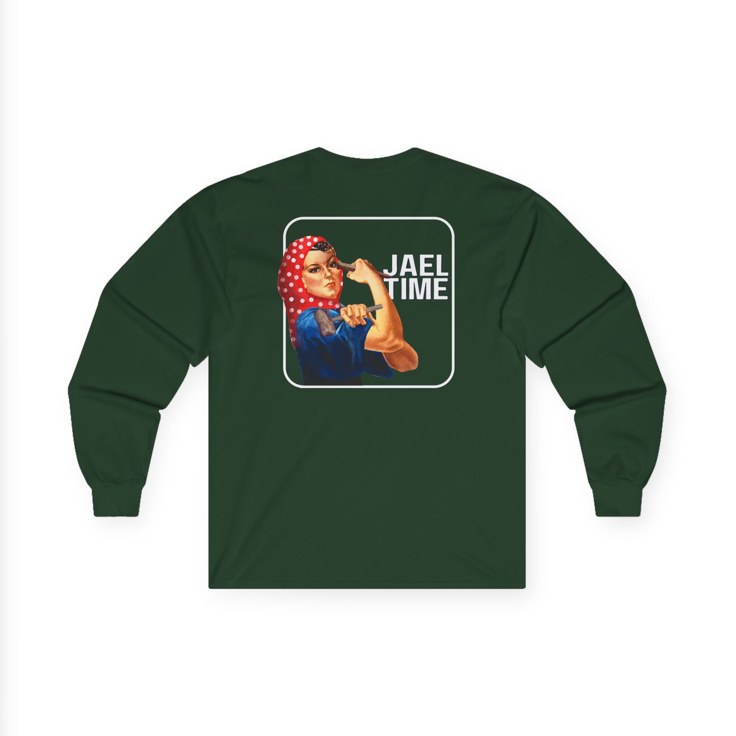 Unisex Long Sleeve Tee - 'Jael Time' Graphic T-Shirt, Casual Wear, Gift for Her, Vintage- Inspired Fashion, Everyday Comfort, Faith Filled Design