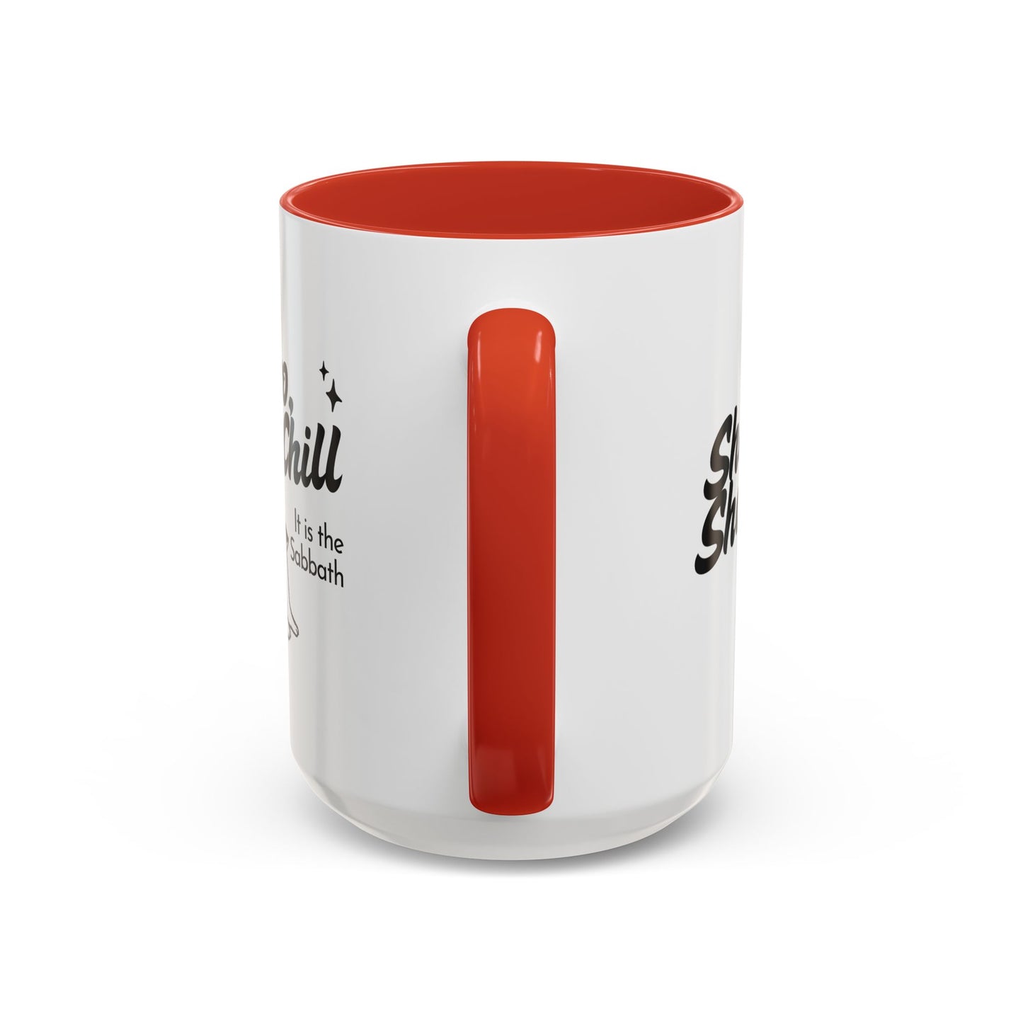 Bro, Chill Shabbat Themed Accent Coffee Mug, Relaxation Gift, Coffee Lover Gift, Cute Mug for Friends, Fun Coffee Cup