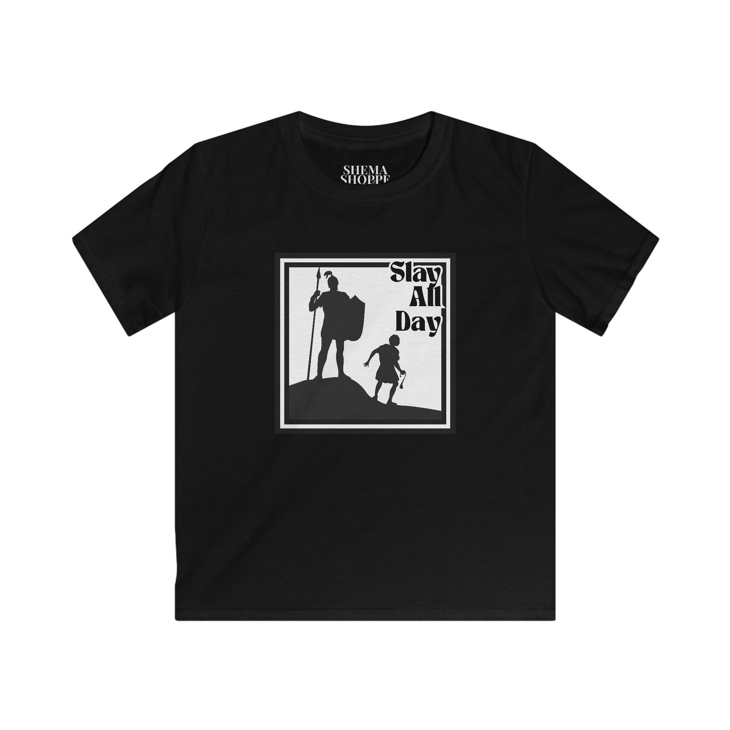Slay All Day Kids Adventure Tee Graphic Shirt, Outdoor Fun T-Shirt, Hiking Kids Tee, Perfect for Gifts & Active Play