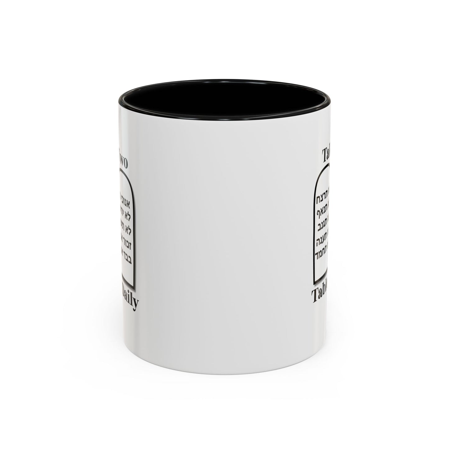 Take Two Tablets Daily Coffee Mug Prescription Commandments Humor