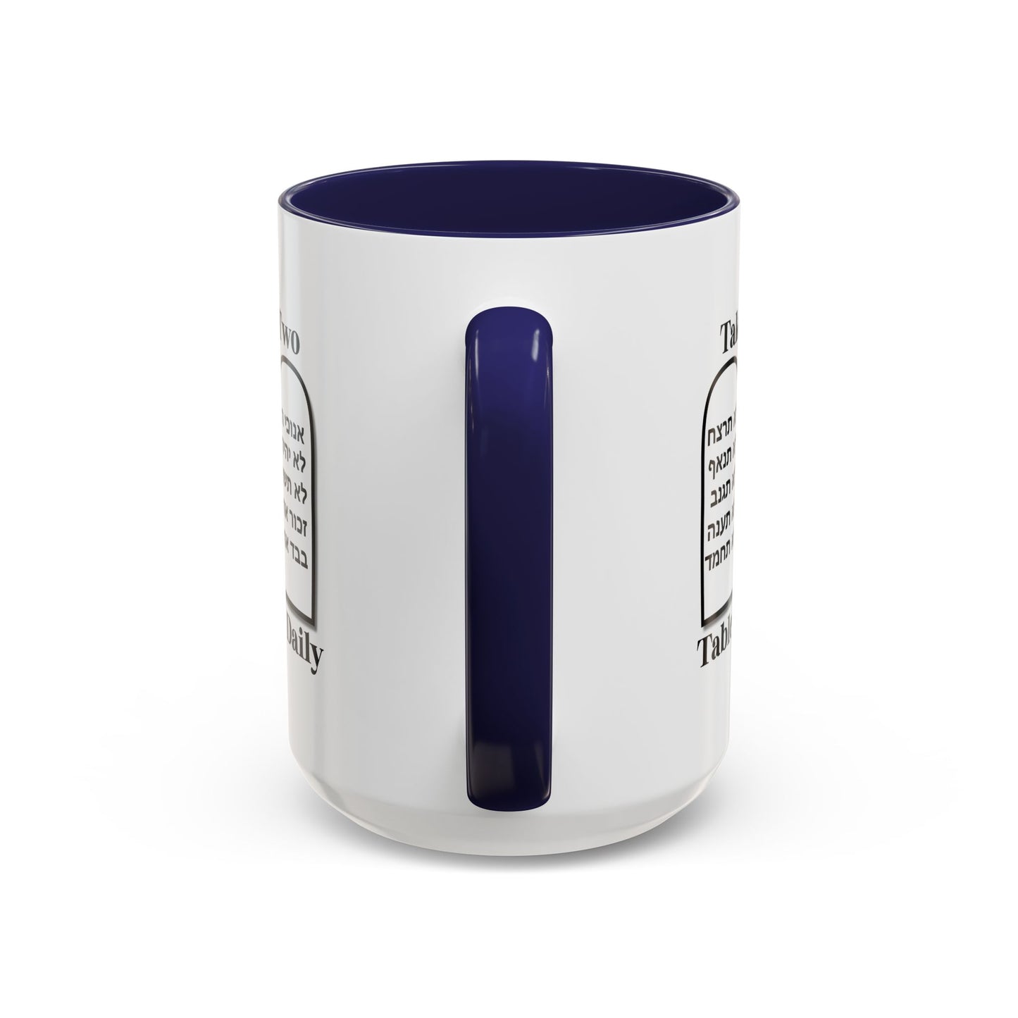 Take Two Tablets Daily Coffee Mug Prescription Commandments Humor