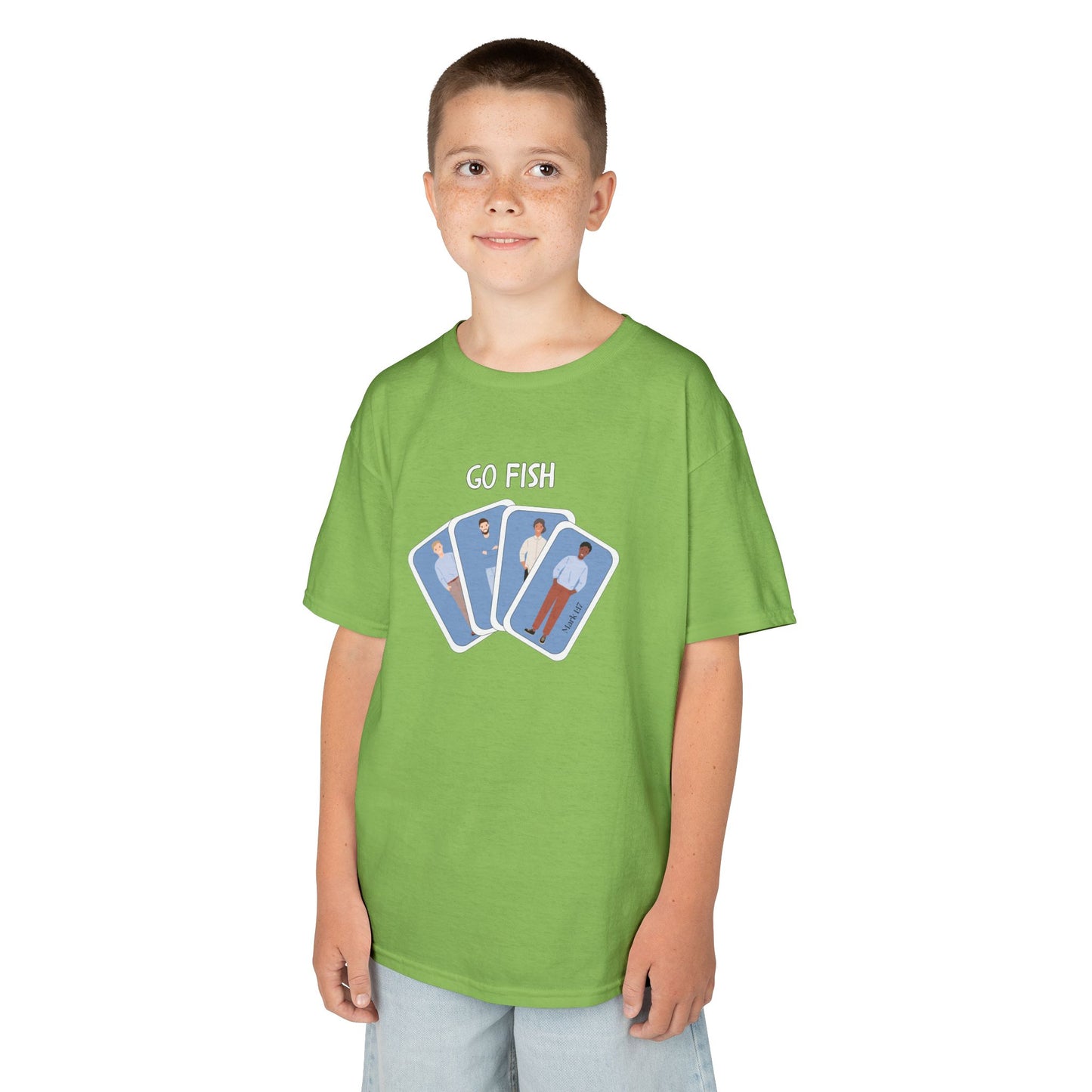 Fishers of Men Go Fish Bible Verse Kid's Cotton T-shirt
