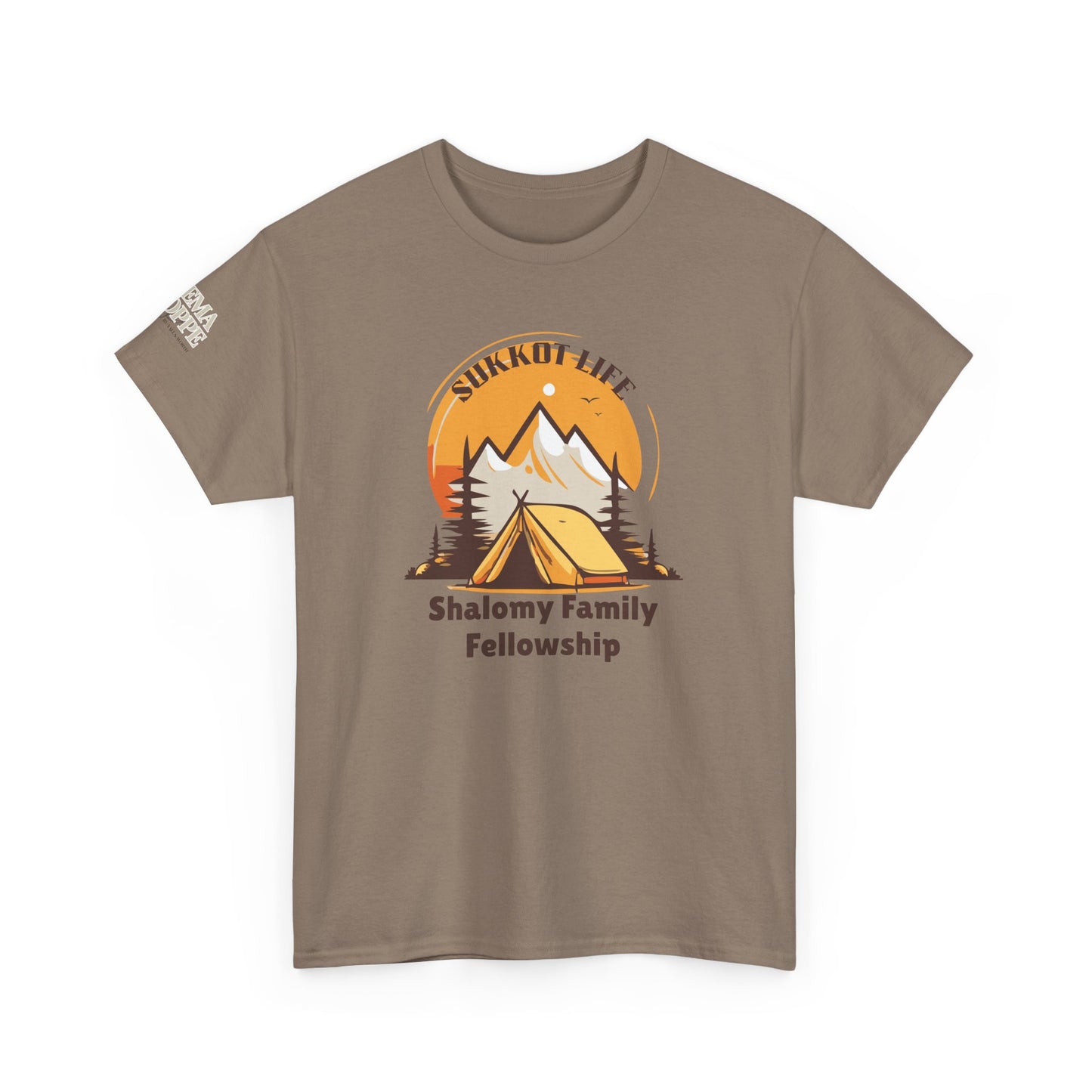Personalized Sukkot Life Tee - Camping Biblical Feast Fellowship Shirt