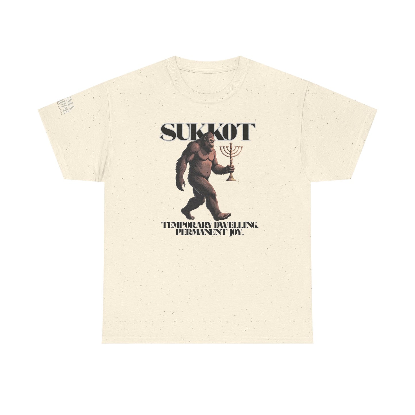 Sukkot Bigfoot Menorah Legendary Joy Shirt