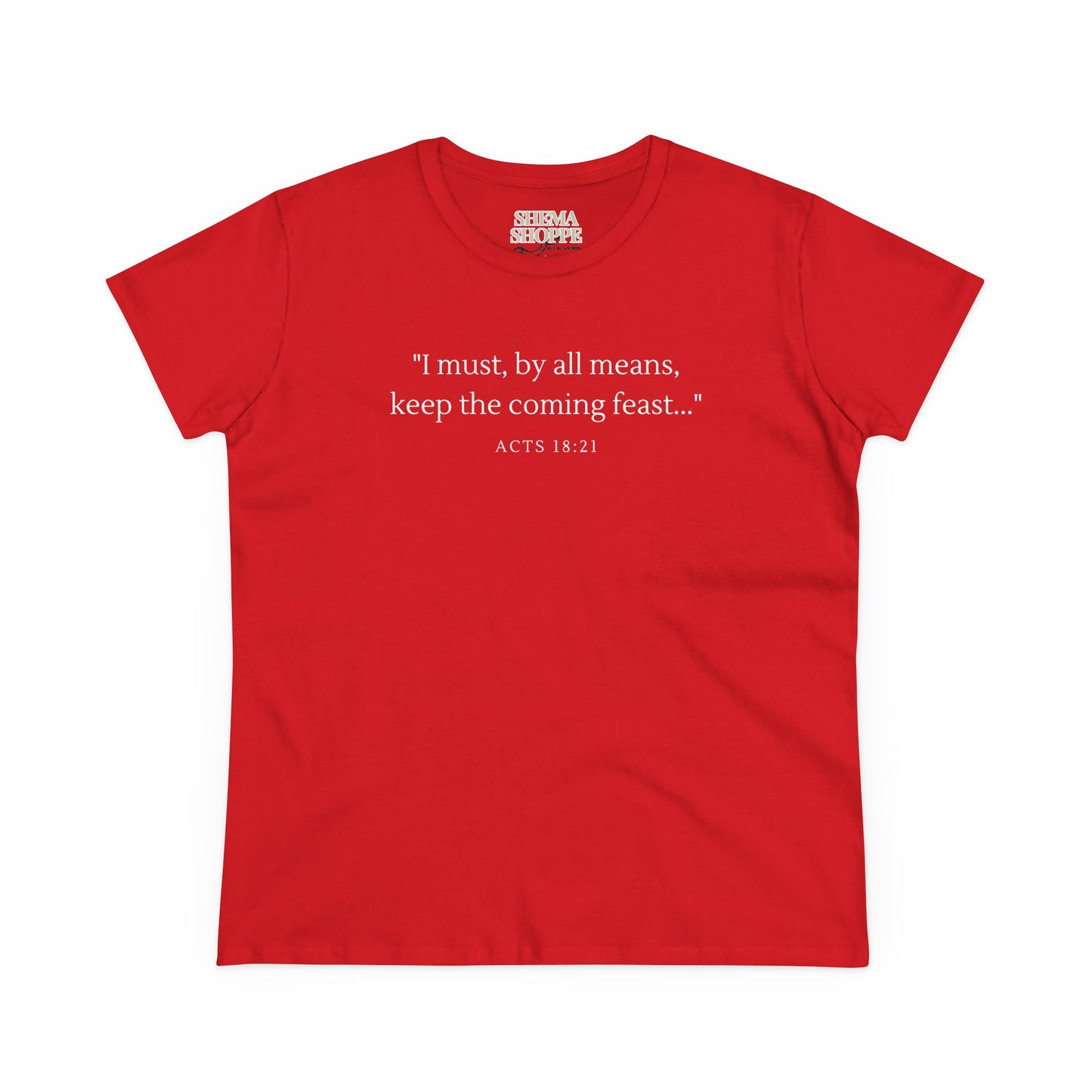 Keep the Feast Women's Midweight Cotton Tee