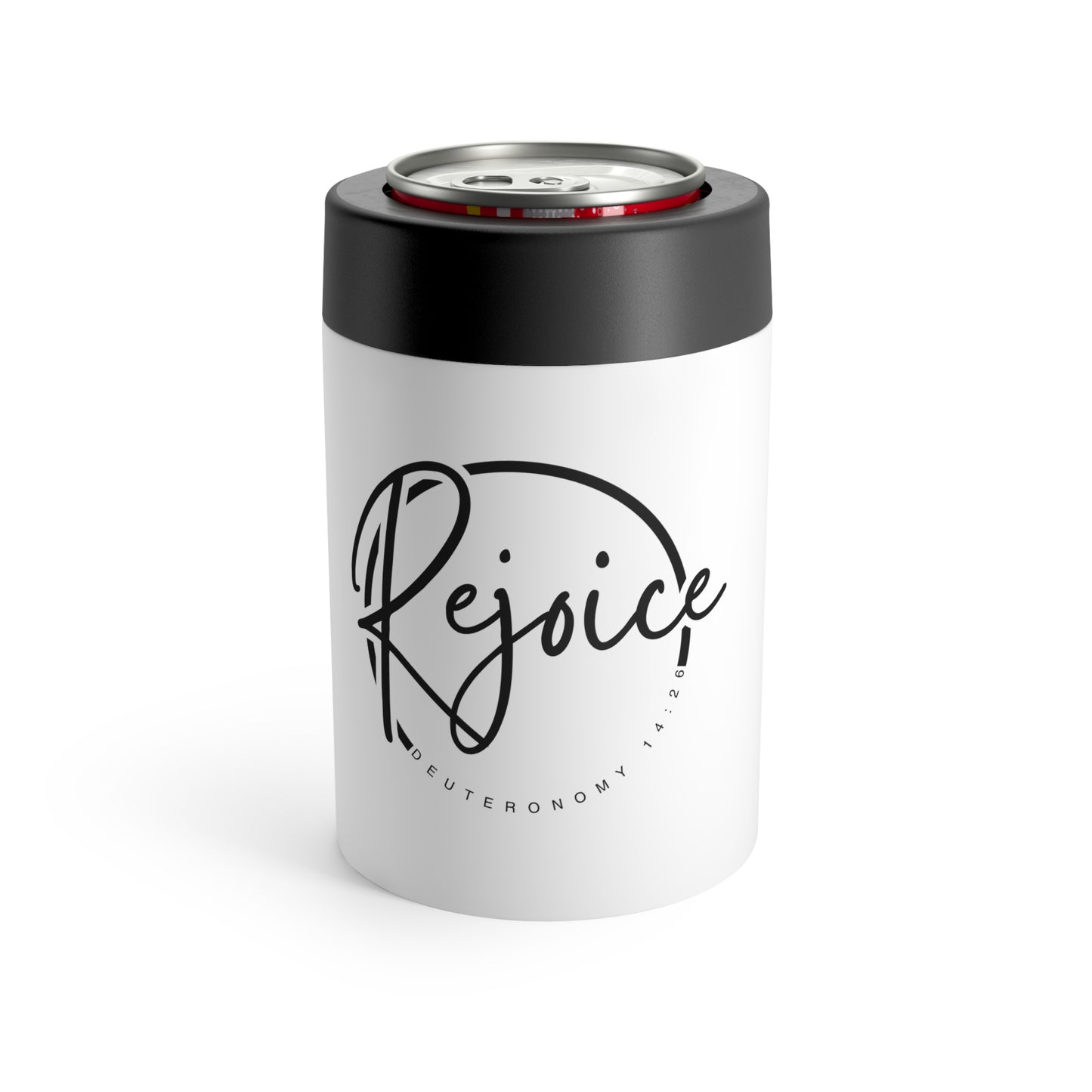 Rejoice Insulated Can Holder Deuteronomy 14:26