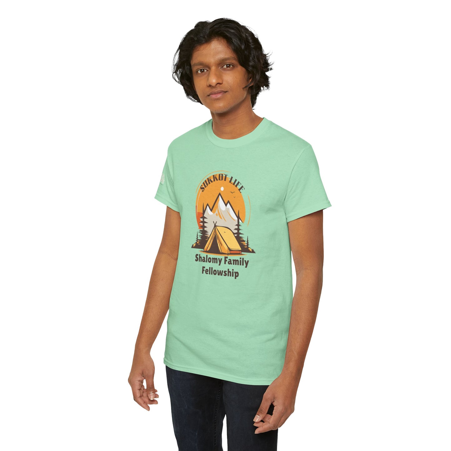 Personalized Sukkot Life Tee - Camping Biblical Feast Fellowship Shirt