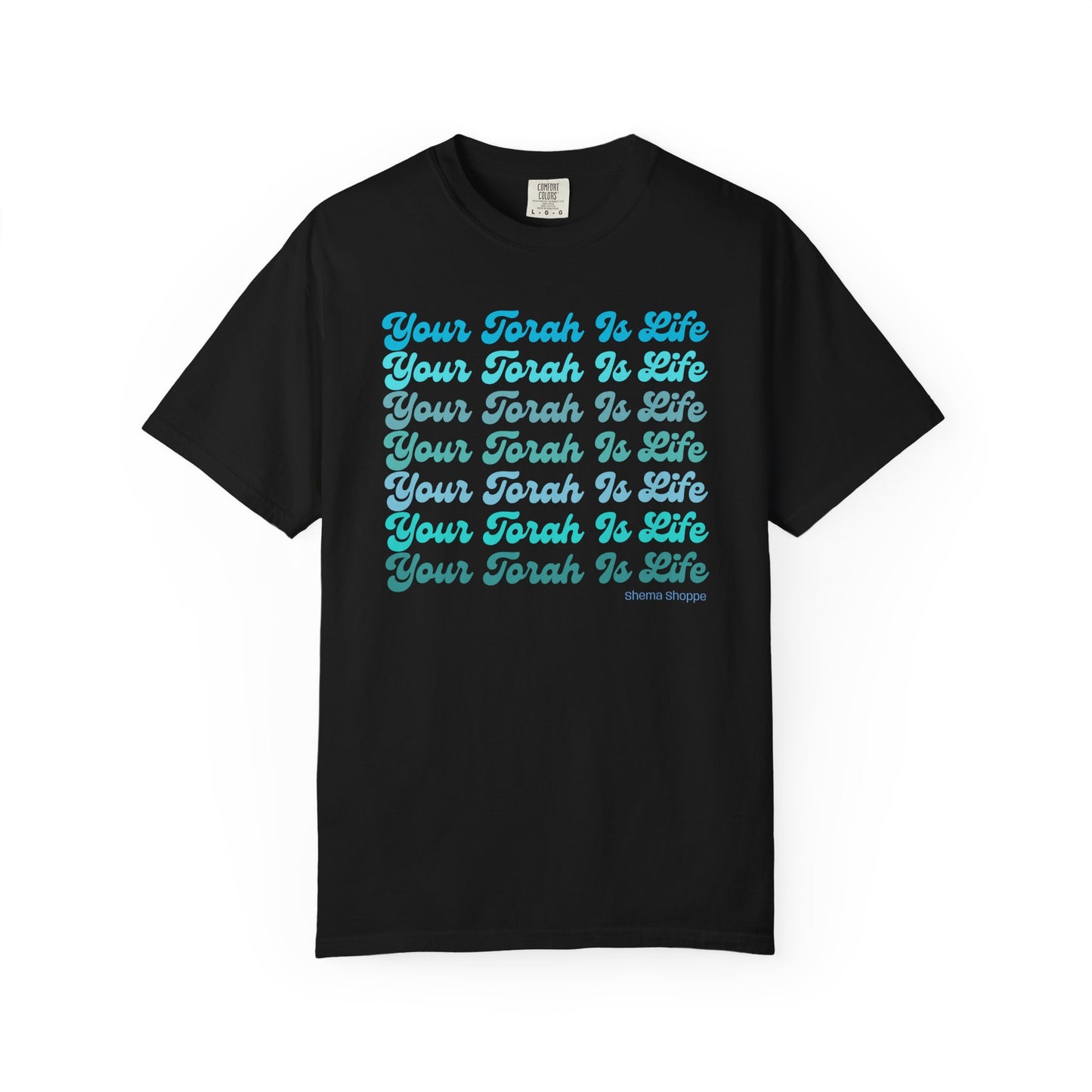 Your Torah Is Life Inspirational T-Shirt - Spiritual Gift, Faith-Based Apparel, Casual Wear, Bible Quote Shirt, Feast and Fellowship Tee