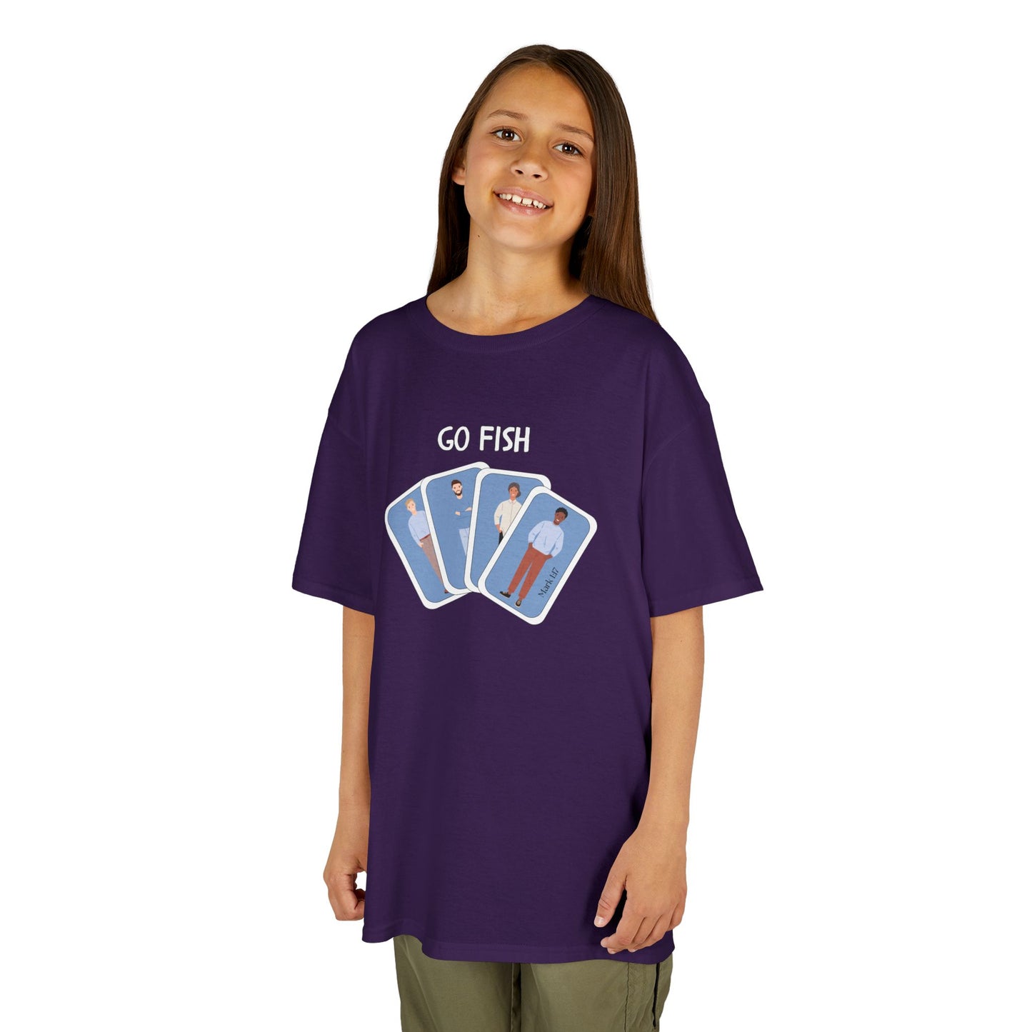 Fishers of Men Go Fish Bible Verse Kid's Cotton T-shirt