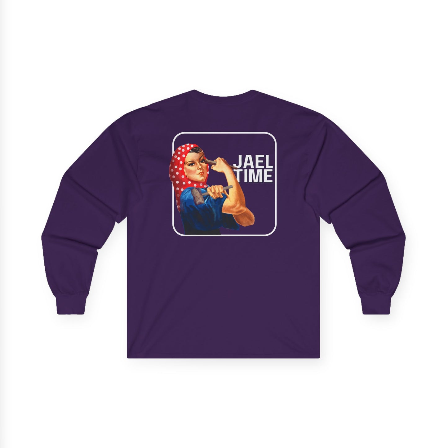 Unisex Long Sleeve Tee - 'Jael Time' Graphic T-Shirt, Casual Wear, Gift for Her, Vintage- Inspired Fashion, Everyday Comfort, Faith Filled Design