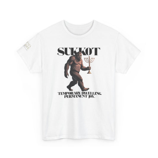 Sukkot Bigfoot Menorah Joy Legendary Shirt