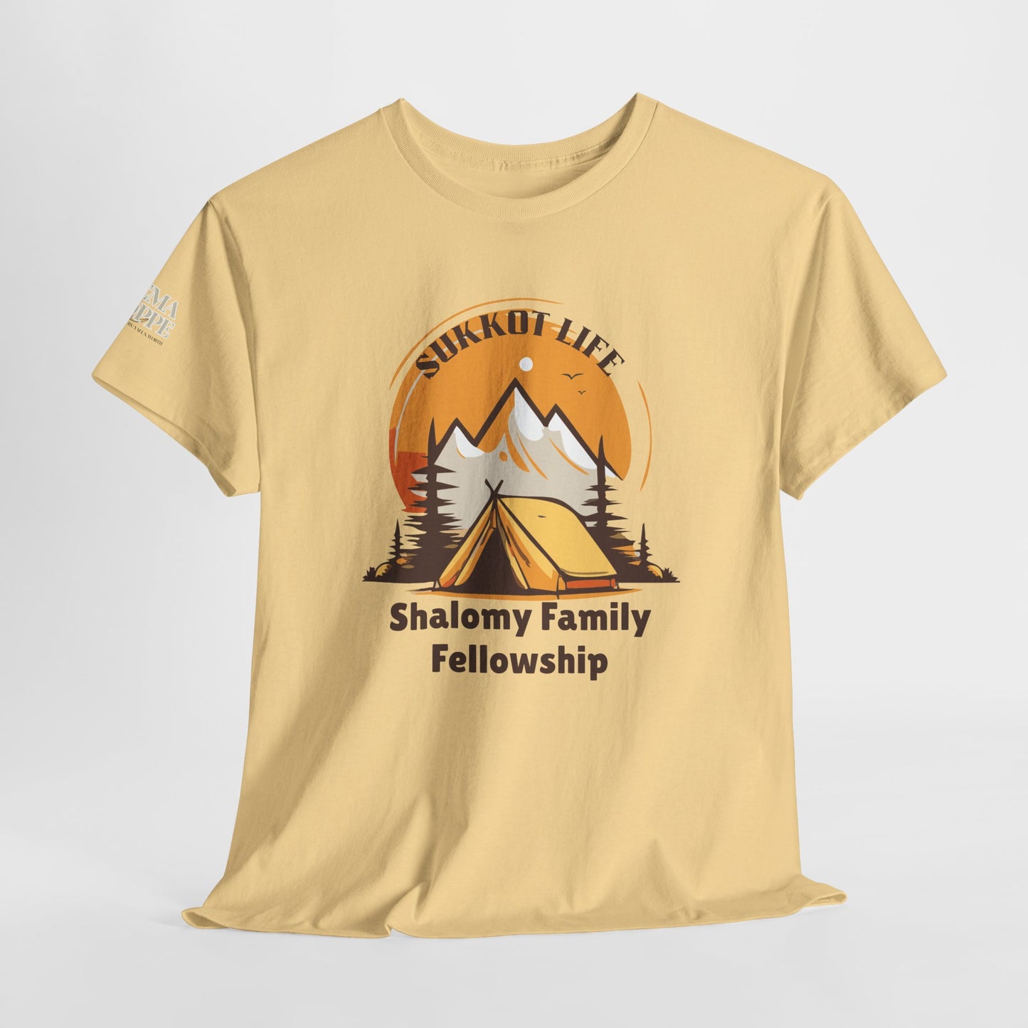 Personalized Sukkot Life Tee - Camping Biblical Feast Fellowship Shirt