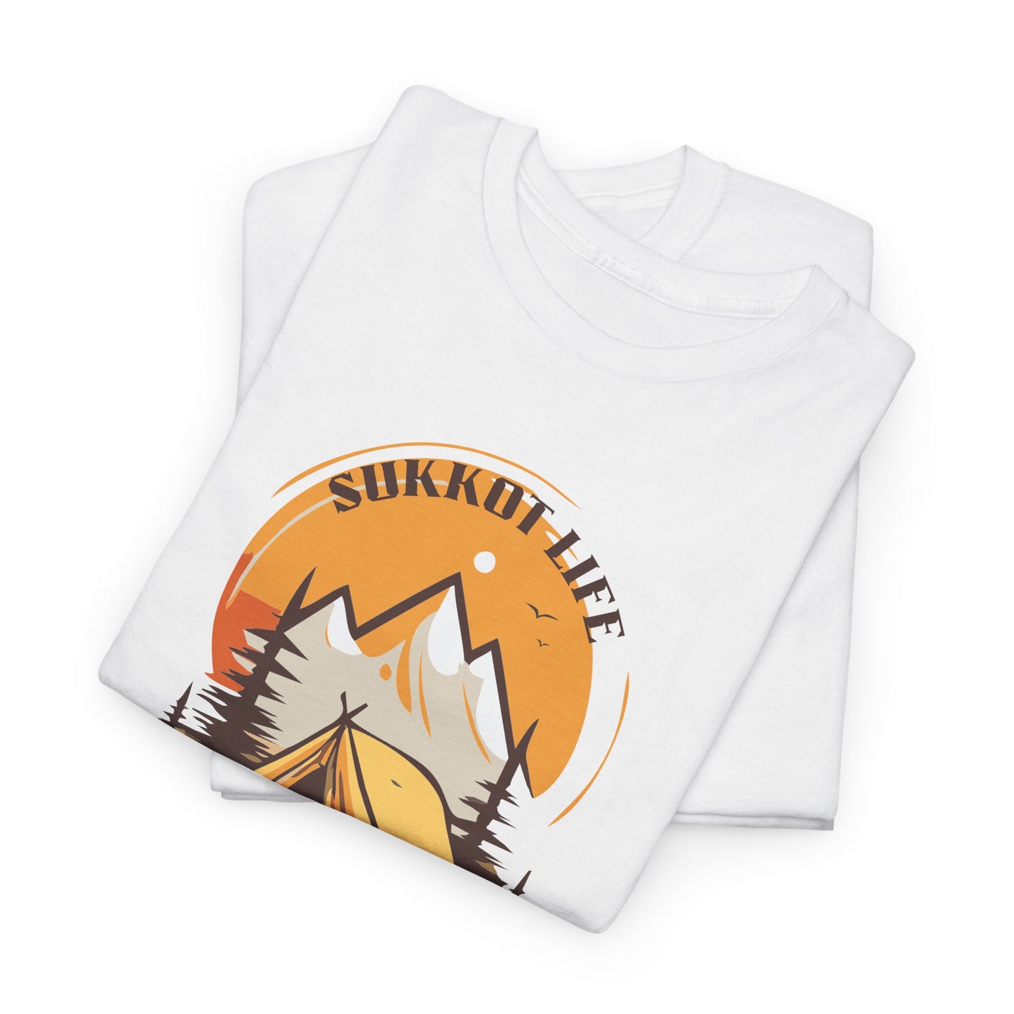 Personalized Sukkot Life Tee - Camping Biblical Feast Fellowship Shirt