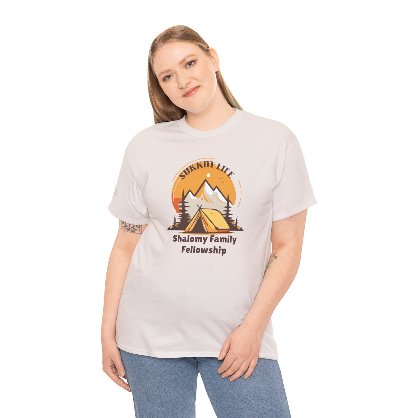 Personalized Sukkot Life Tee - Camping Biblical Feast Fellowship Shirt