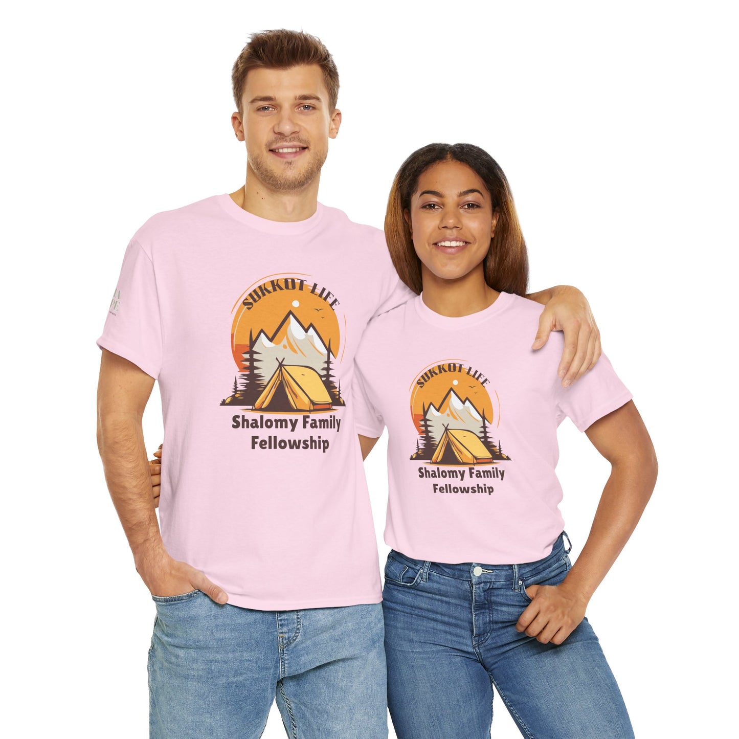 Personalized Sukkot Life Tee - Camping Biblical Feast Fellowship Shirt