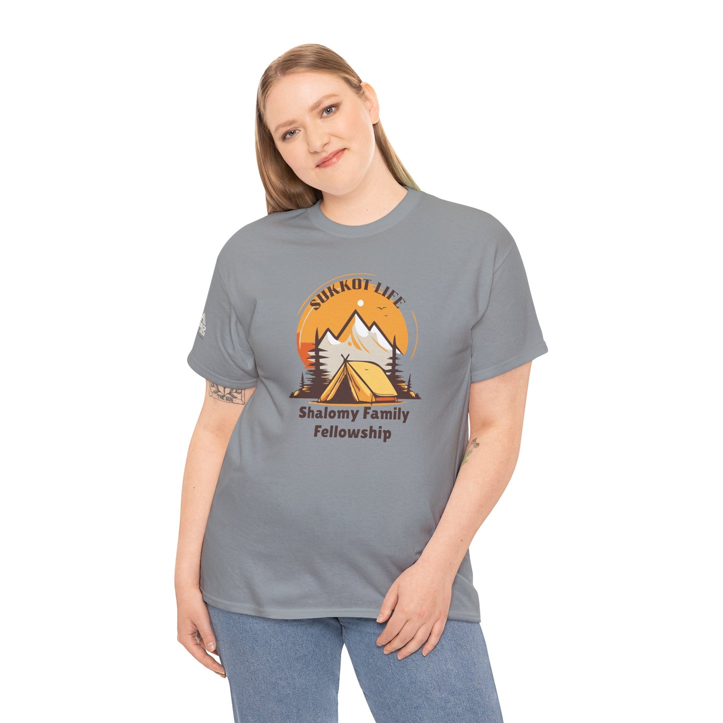 Personalized Sukkot Life Tee - Camping Biblical Feast Fellowship Shirt