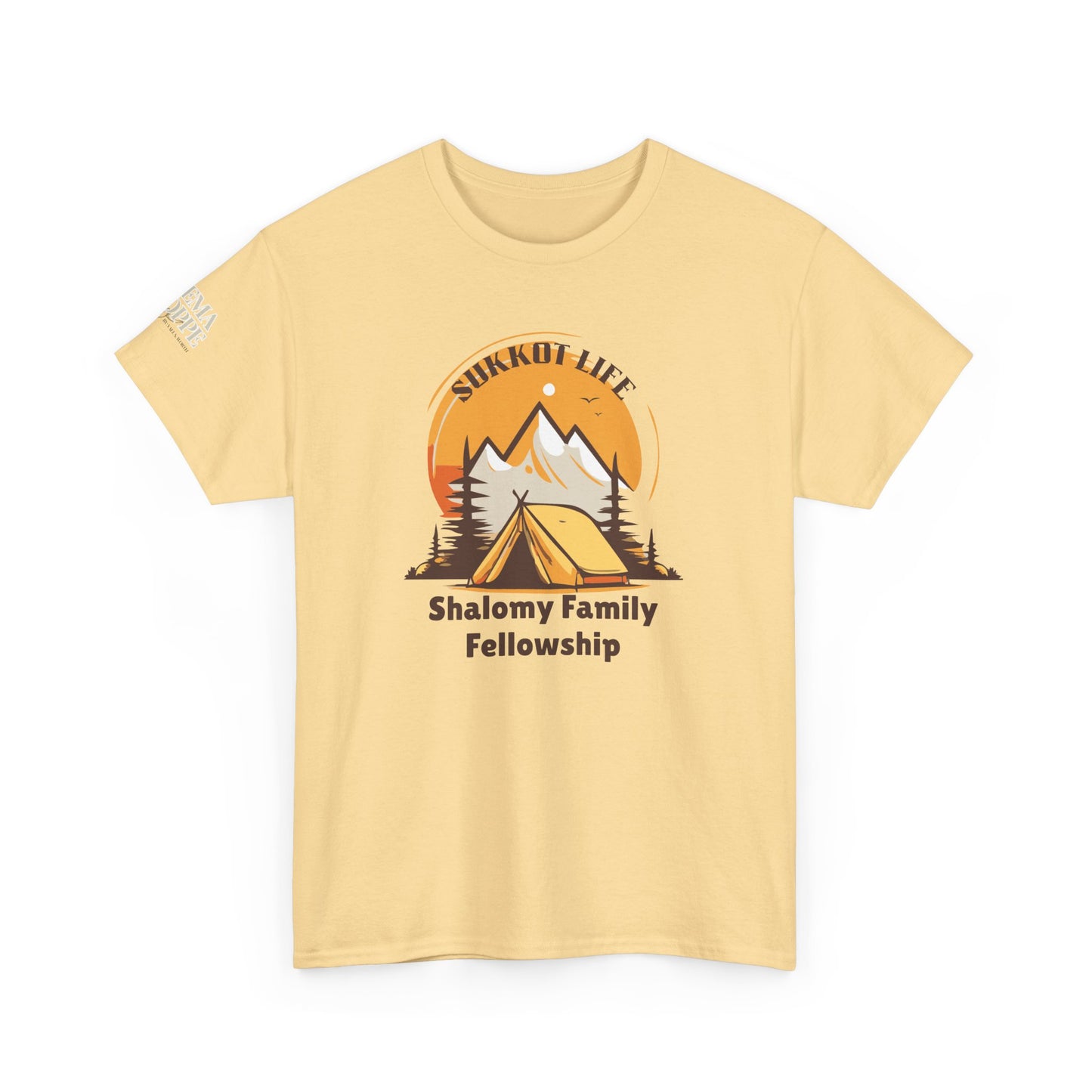 Personalized Sukkot Life Tee - Camping Biblical Feast Fellowship Shirt