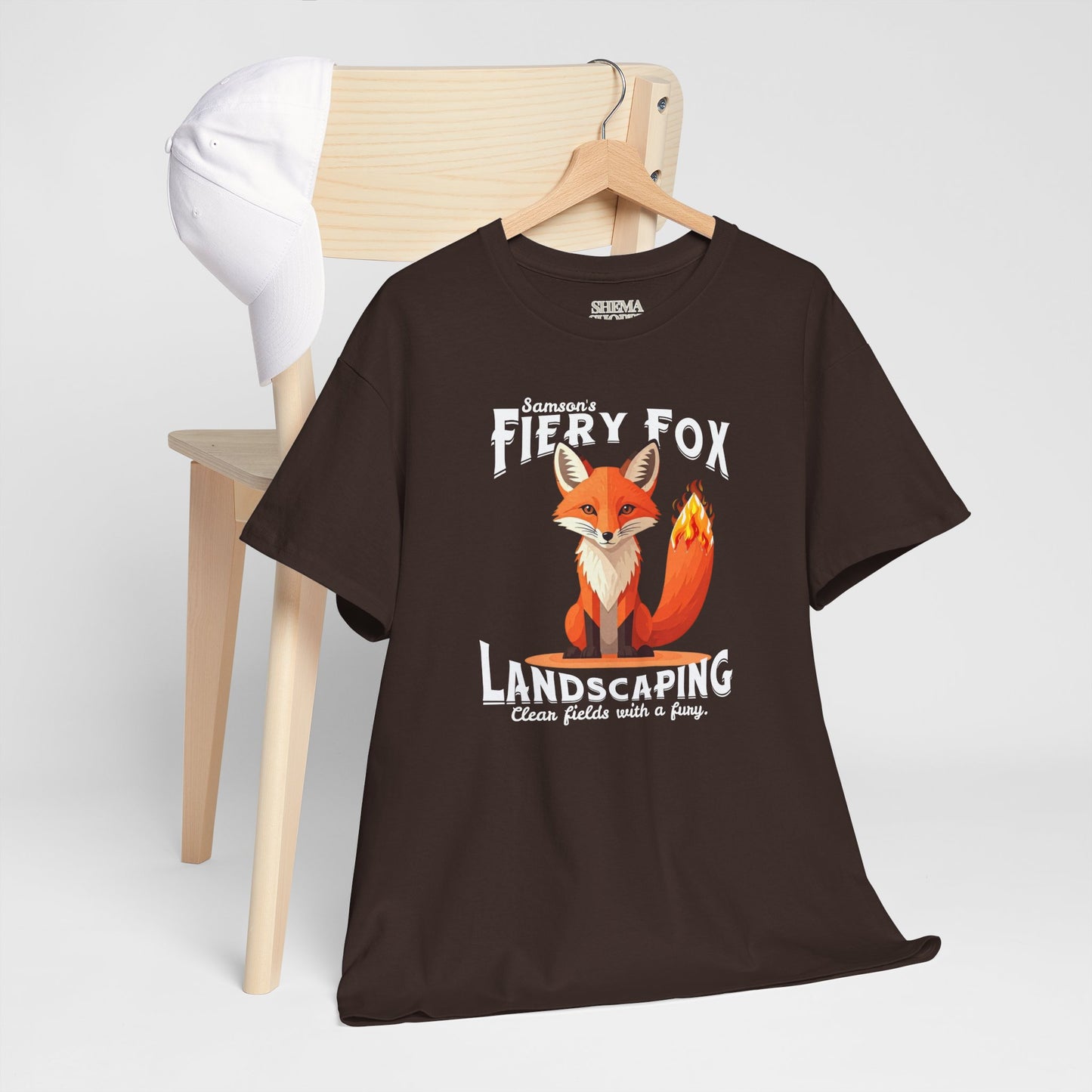 Fiery Fox Landscaping Unisex Heavy Cotton Tee - dark shades