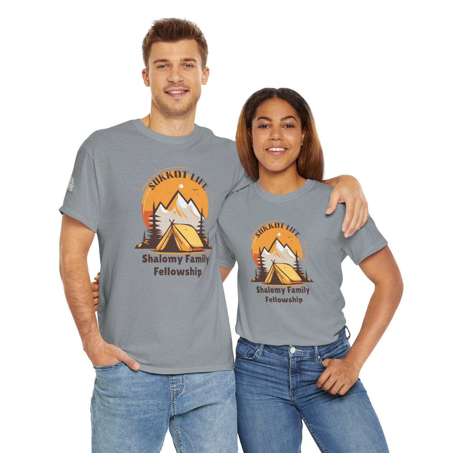 Personalized Sukkot Life Tee - Camping Biblical Feast Fellowship Shirt