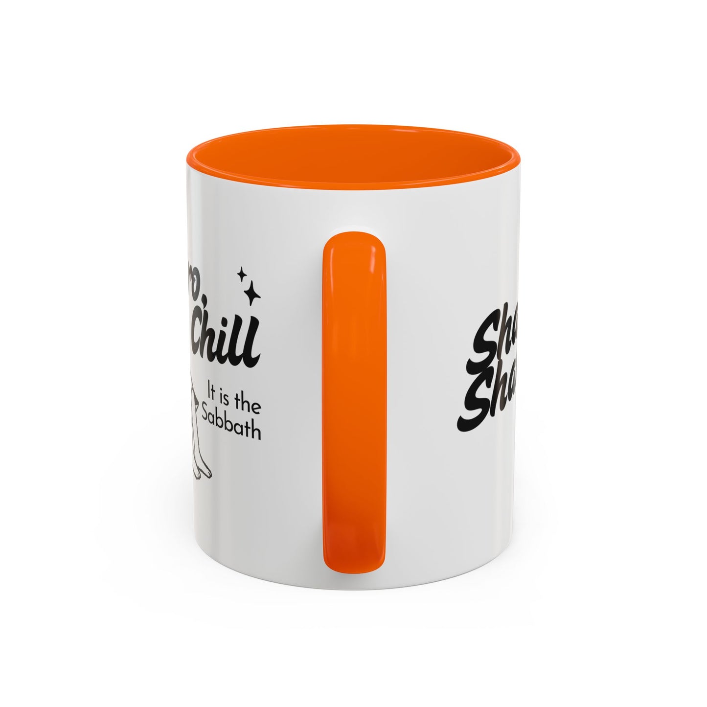 Bro, Chill Shabbat Themed Accent Coffee Mug, Relaxation Gift, Coffee Lover Gift, Cute Mug for Friends, Fun Coffee Cup