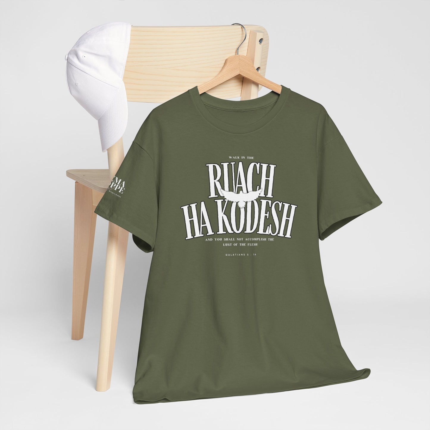 Ruach Ha Kodesh Unisex Cotton Tee - Galatians 5:16 Dove Shirt