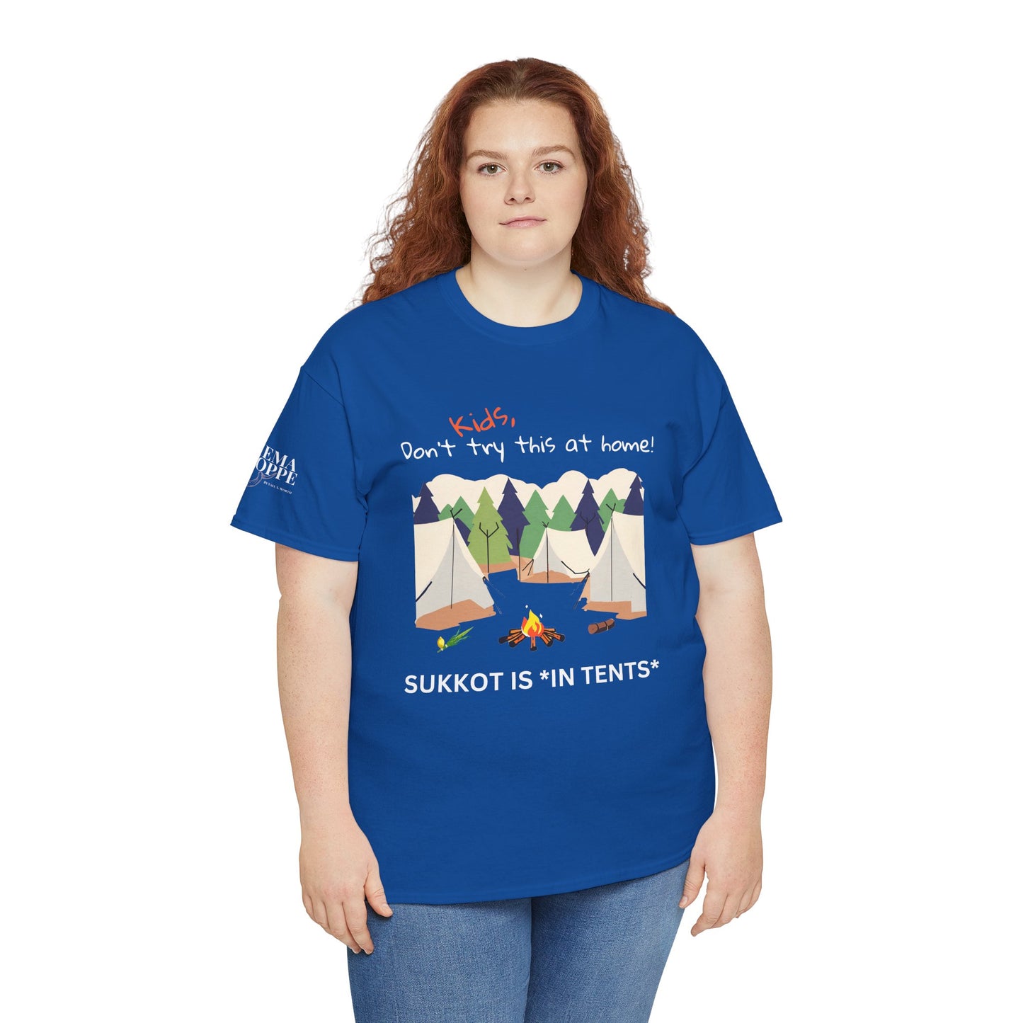 Kids, Don't Try This At Home Sukkot Shirt, dark colors