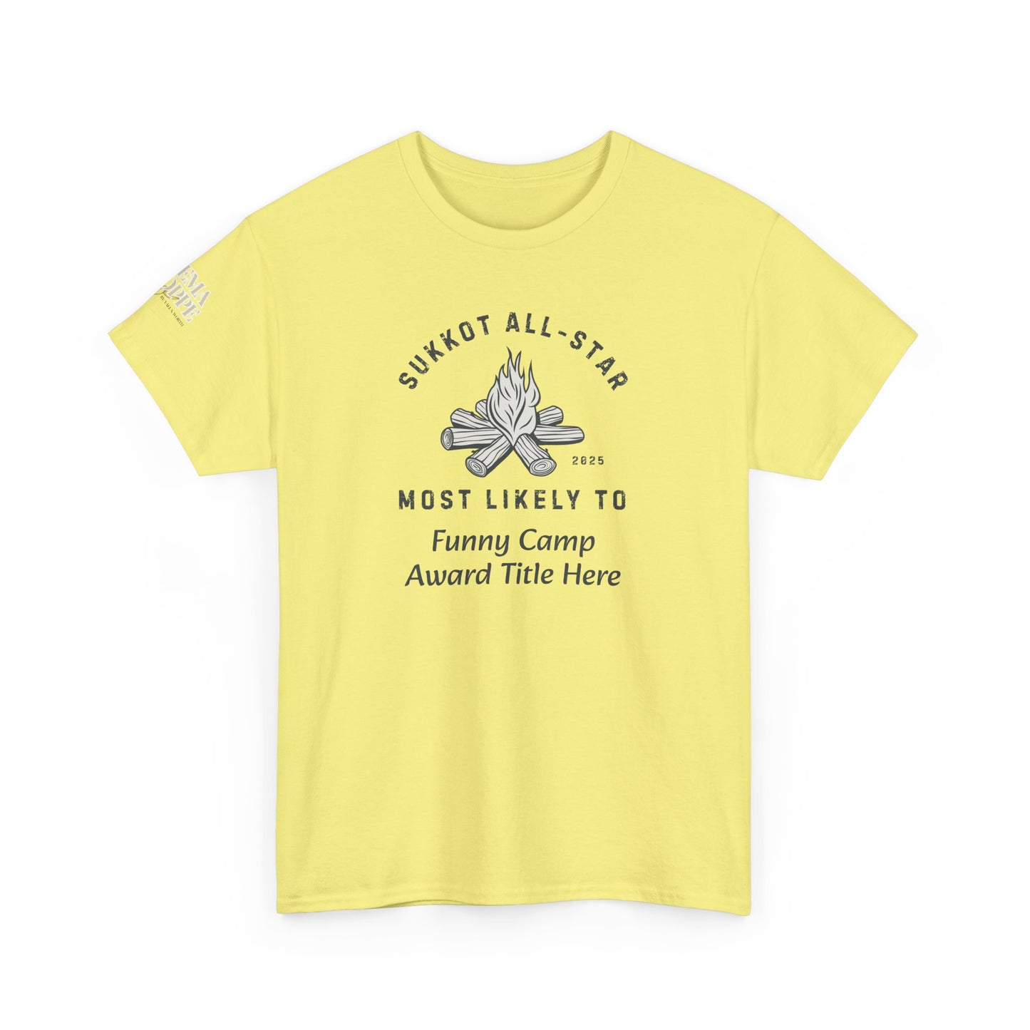 T-Shirt Sukkot All-Star Camp Award Shirt Gift