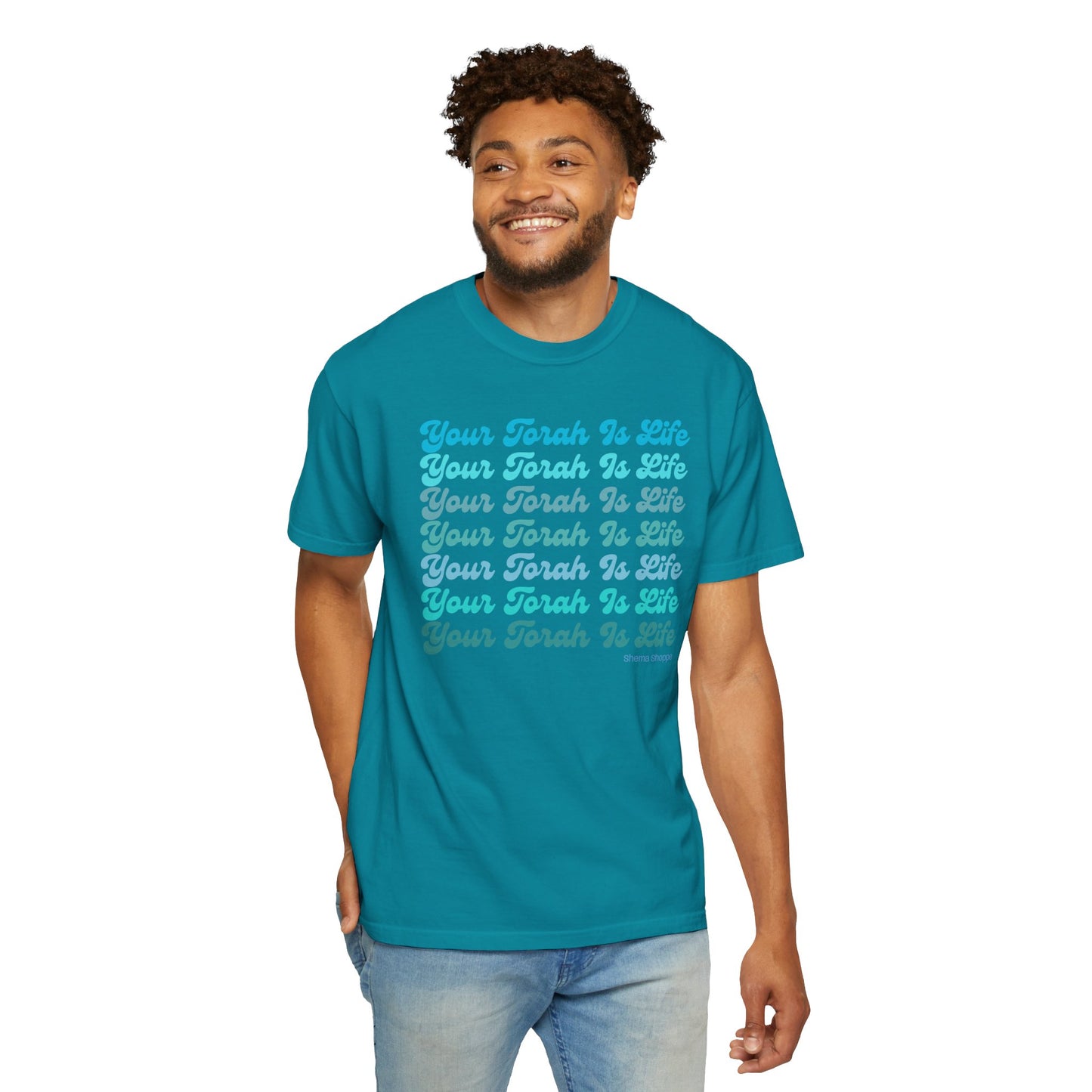 Your Torah Is Life Inspirational T-Shirt - Spiritual Gift, Faith-Based Apparel, Casual Wear, Bible Quote Shirt, Feast and Fellowship Tee
