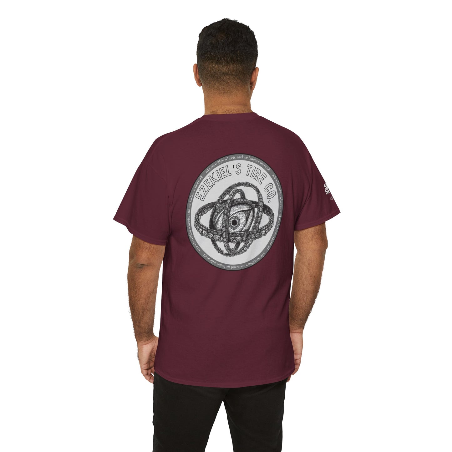 Ezekiel's Tire Company Shirt - Funny Biblical Unisex Cotton Tee