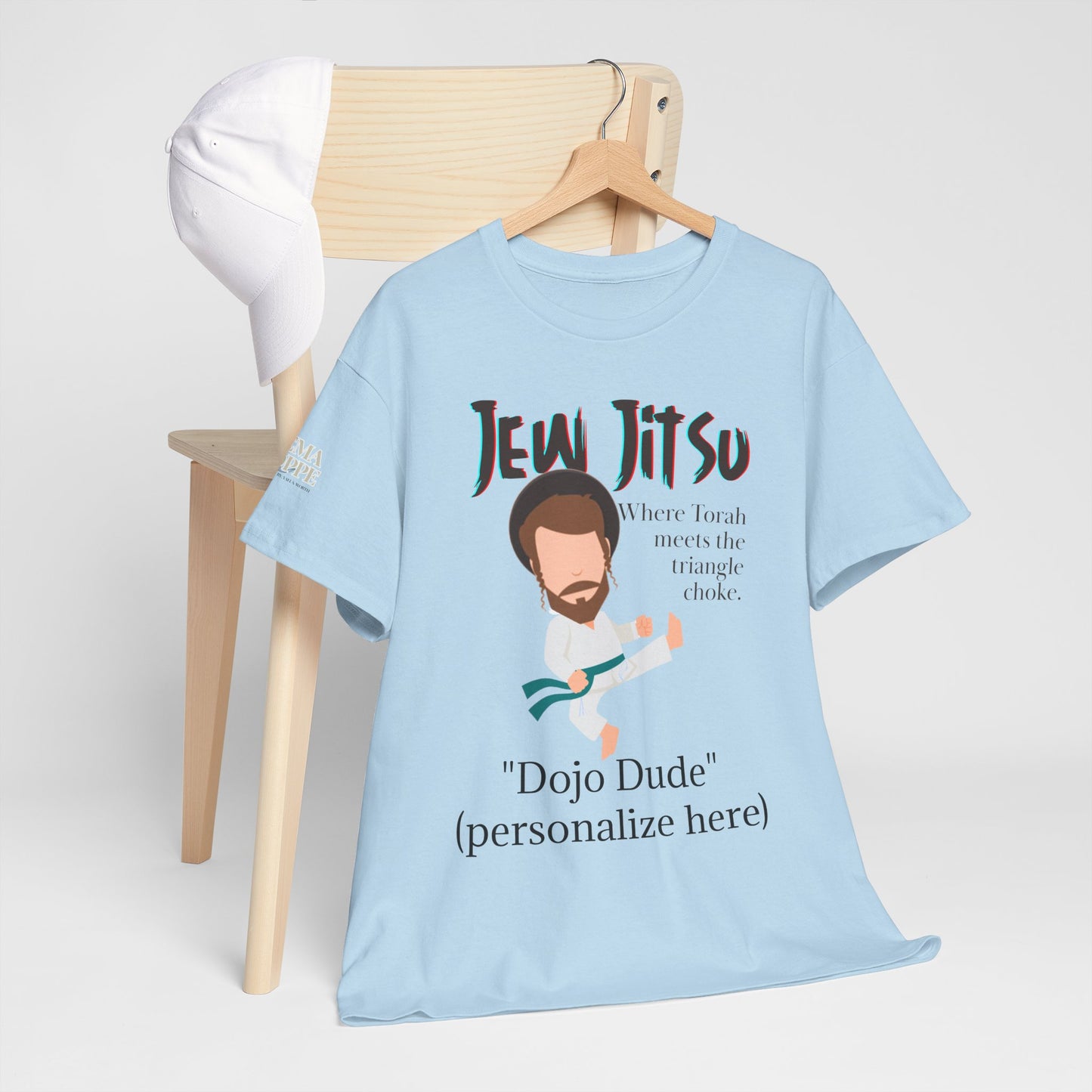 Jew Jitsu Funny Unisex Tee - Cotton Martial Arts Torah Shirt