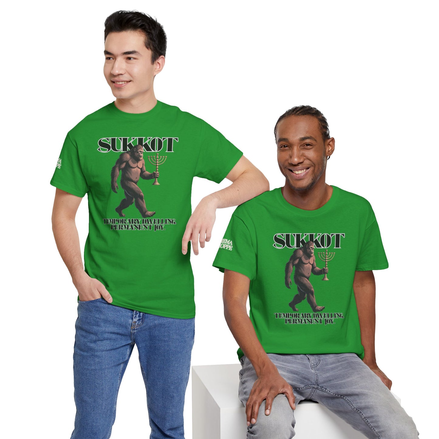 Sukkot Bigfoot Menorah Legendary Joy Shirt