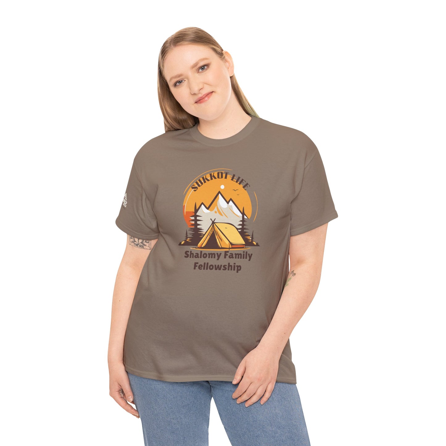 Personalized Sukkot Life Tee - Camping Biblical Feast Fellowship Shirt
