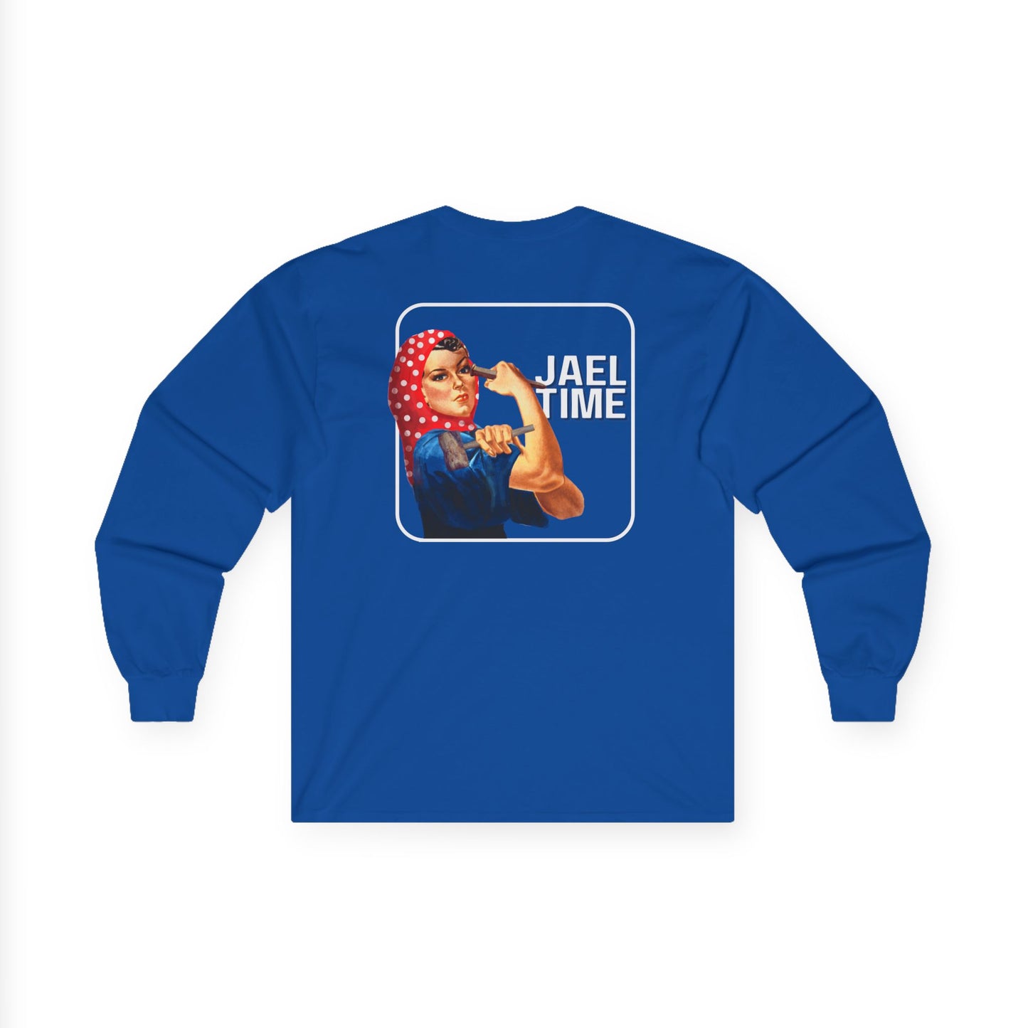 Unisex Long Sleeve Tee - 'Jael Time' Graphic T-Shirt, Casual Wear, Gift for Her, Vintage- Inspired Fashion, Everyday Comfort, Faith Filled Design