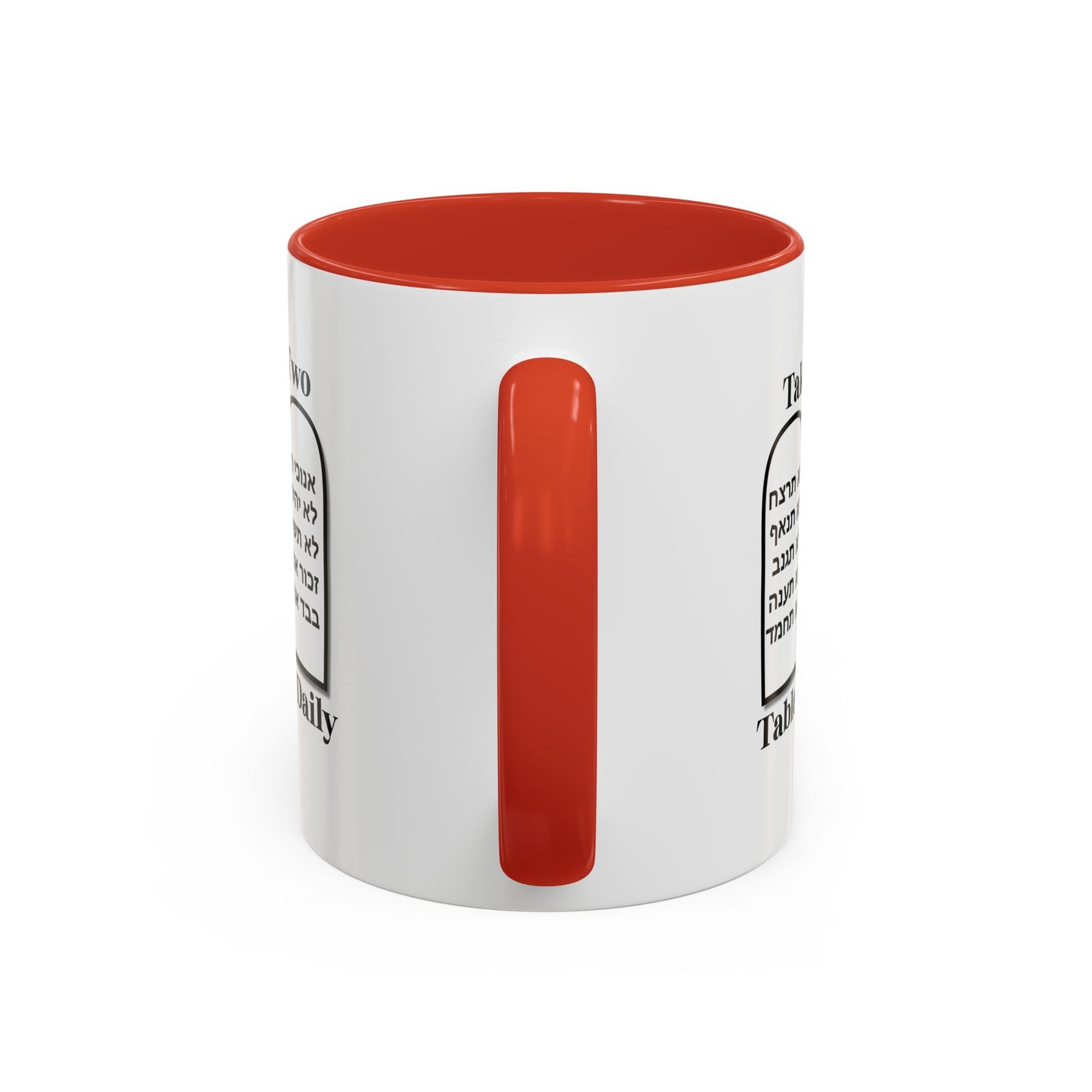 Take Two Tablets Daily Coffee Mug Prescription Commandments Humor