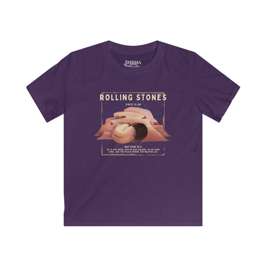Youth Rolling Stones Since 33 AD Vintage Rock Shirt Desert Graphic Kid's Tee