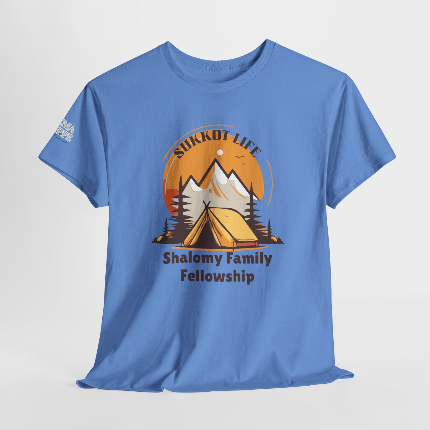 Personalized Sukkot Life Tee - Camping Biblical Feast Fellowship Shirt