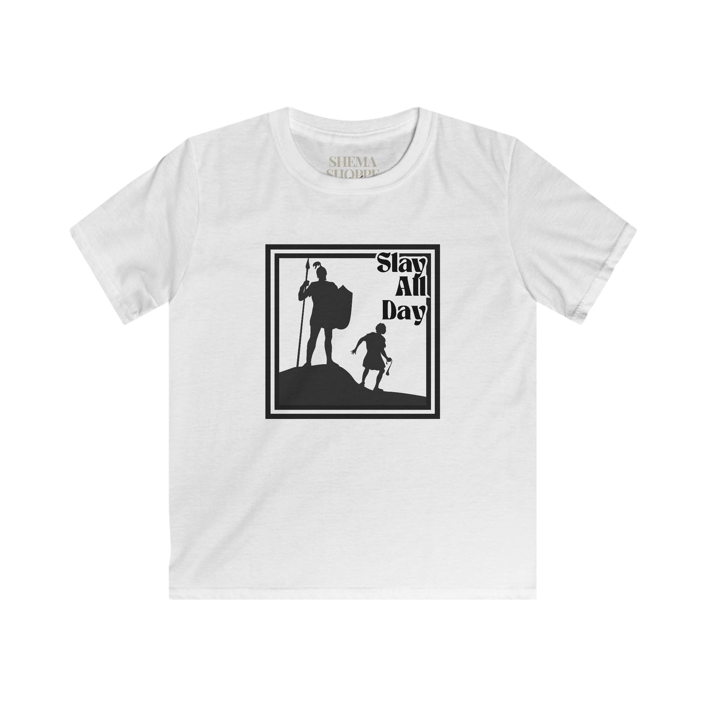 Slay All Day Kids Adventure Tee Graphic Shirt, Outdoor Fun T-Shirt, Hiking Kids Tee, Perfect for Gifts & Active Play