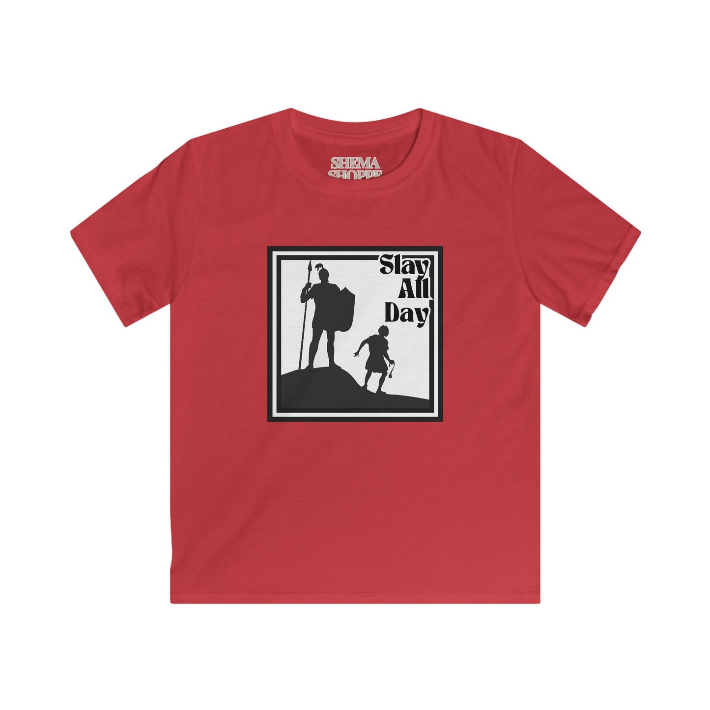 Slay All Day Kids Adventure Tee Graphic Shirt, Outdoor Fun T-Shirt, Hiking Kids Tee, Perfect for Gifts & Active Play