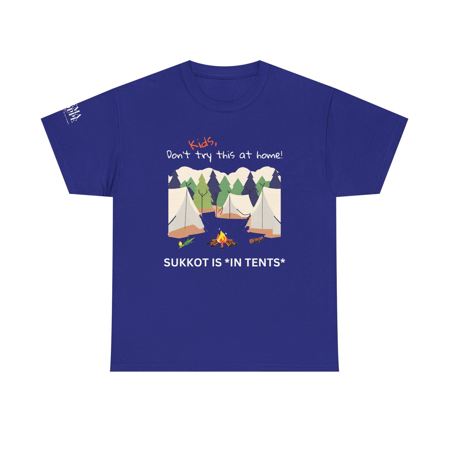 Kids, Don't Try This At Home Sukkot Shirt, dark colors