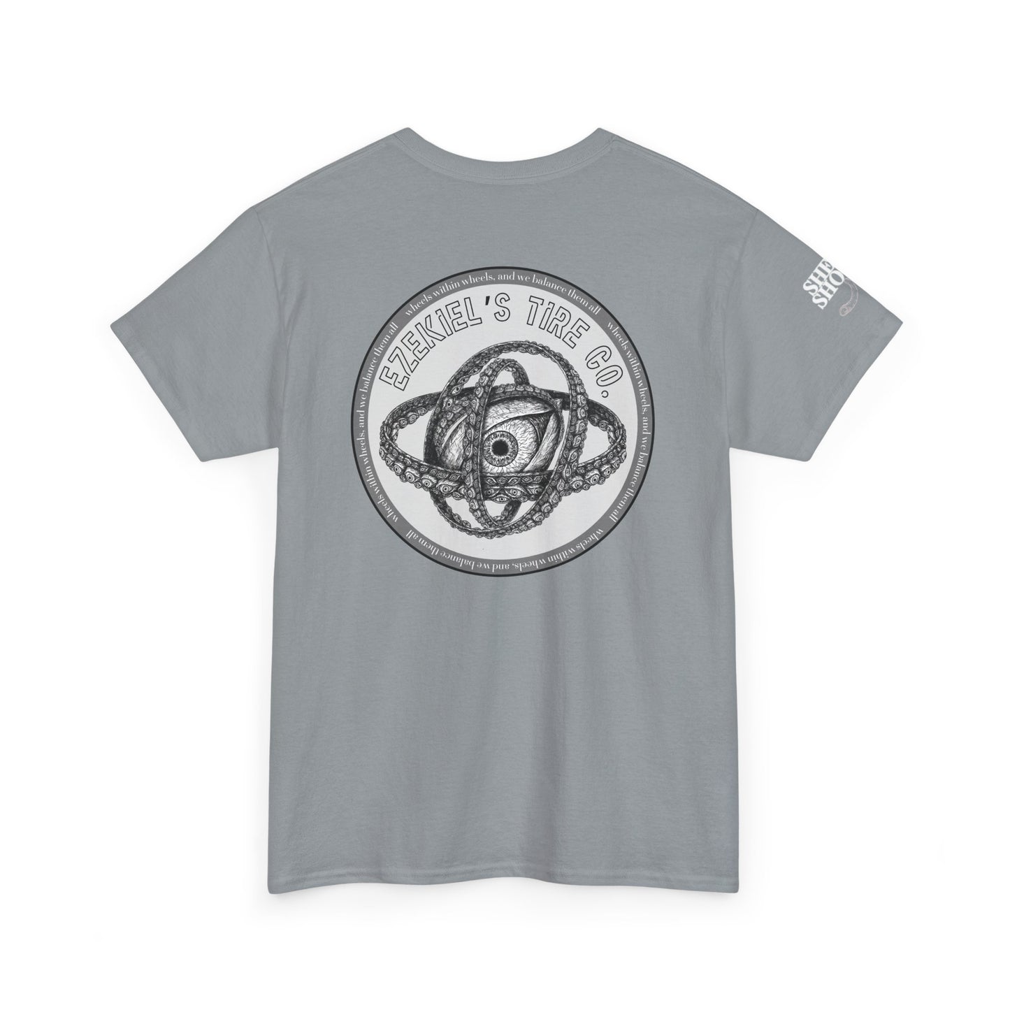 Ezekiel's Tire Company Shirt - Funny Biblical Unisex Cotton Tee