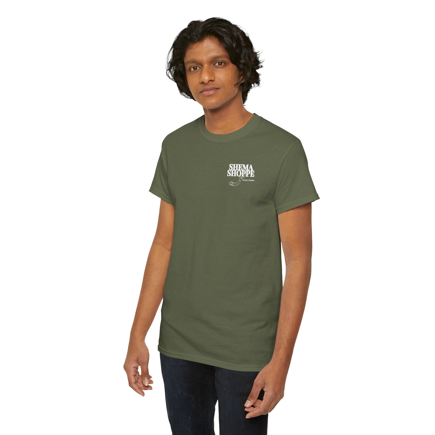 'Jael Time' Humorous Bible Story T-Shirt with Tent Peg and Hammer Design Cotton Tee