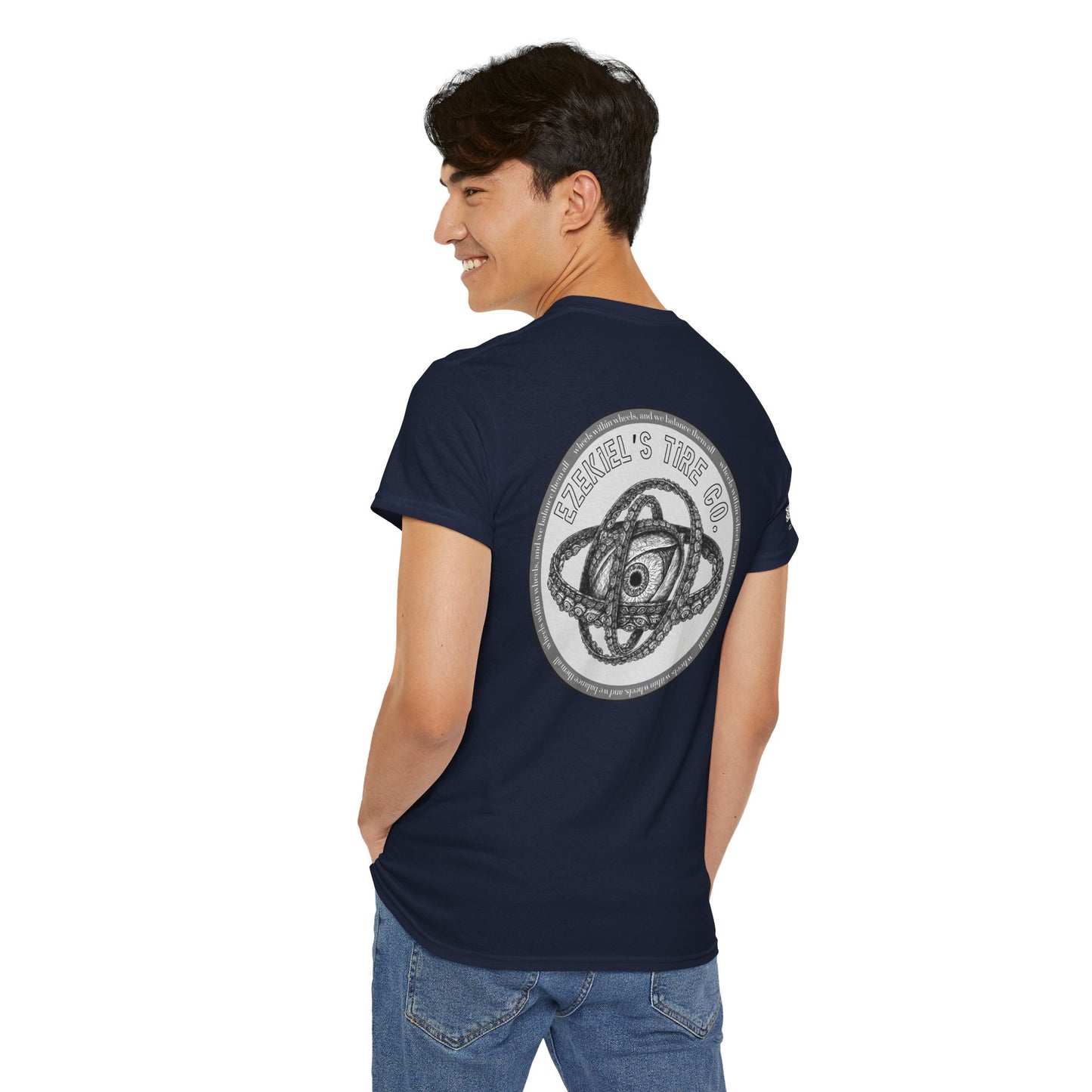 Ezekiel's Tire Company Shirt - Funny Biblical Unisex Cotton Tee