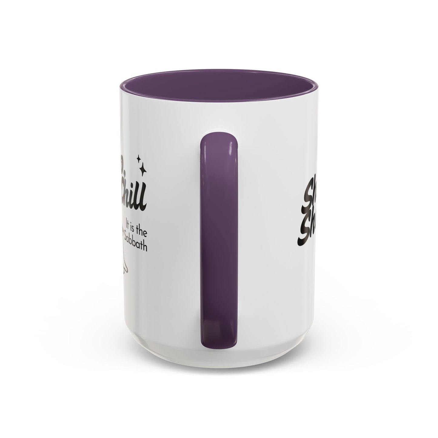 Bro, Chill Shabbat Themed Accent Coffee Mug, Relaxation Gift, Coffee Lover Gift, Cute Mug for Friends, Fun Coffee Cup