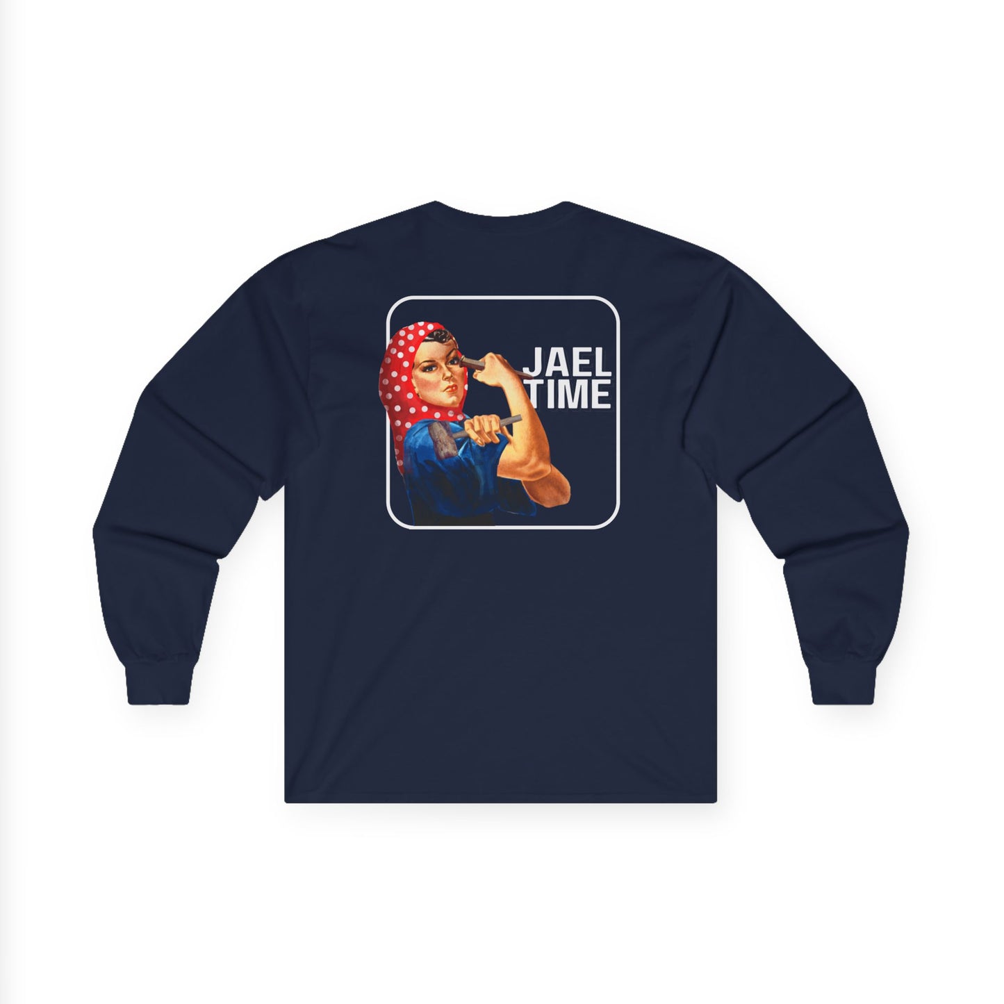 Unisex Long Sleeve Tee - 'Jael Time' Graphic T-Shirt, Casual Wear, Gift for Her, Vintage- Inspired Fashion, Everyday Comfort, Faith Filled Design