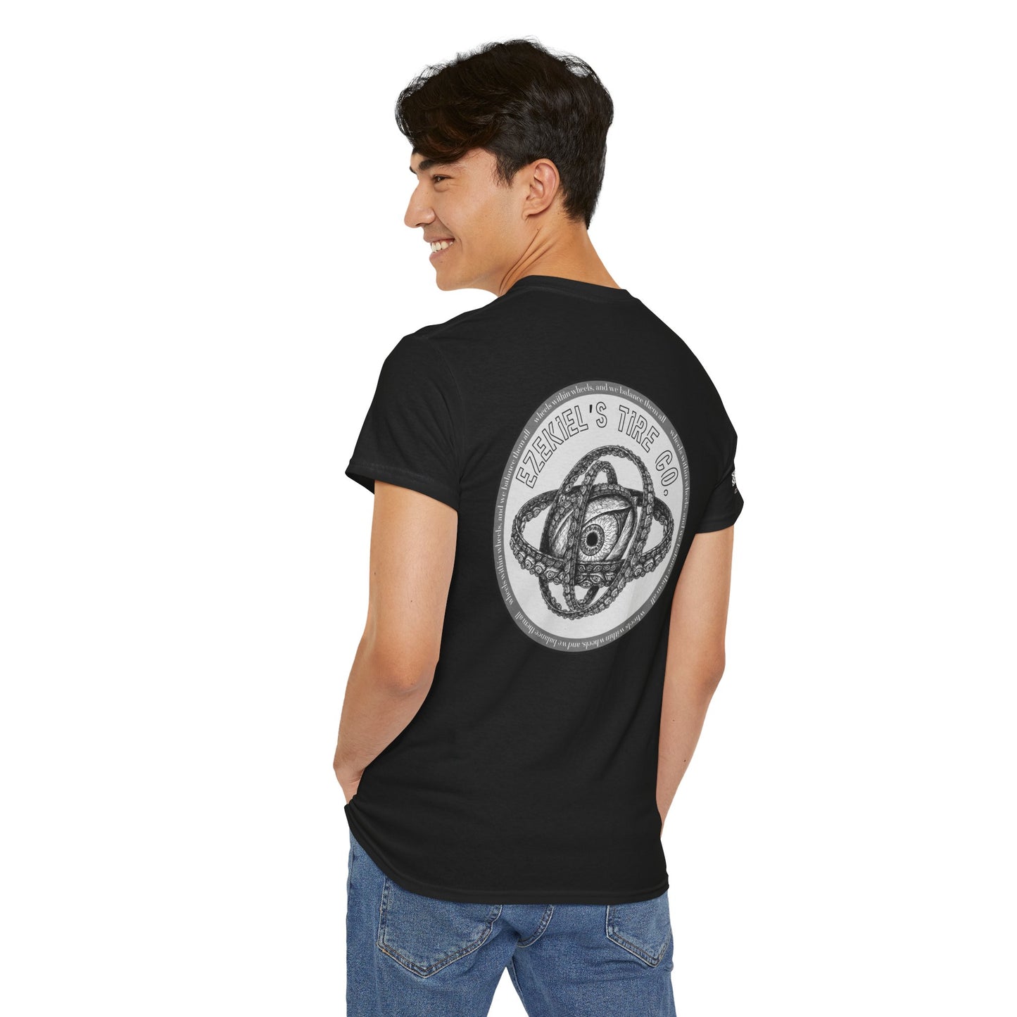 Ezekiel's Tire Company Shirt - Funny Biblical Unisex Cotton Tee